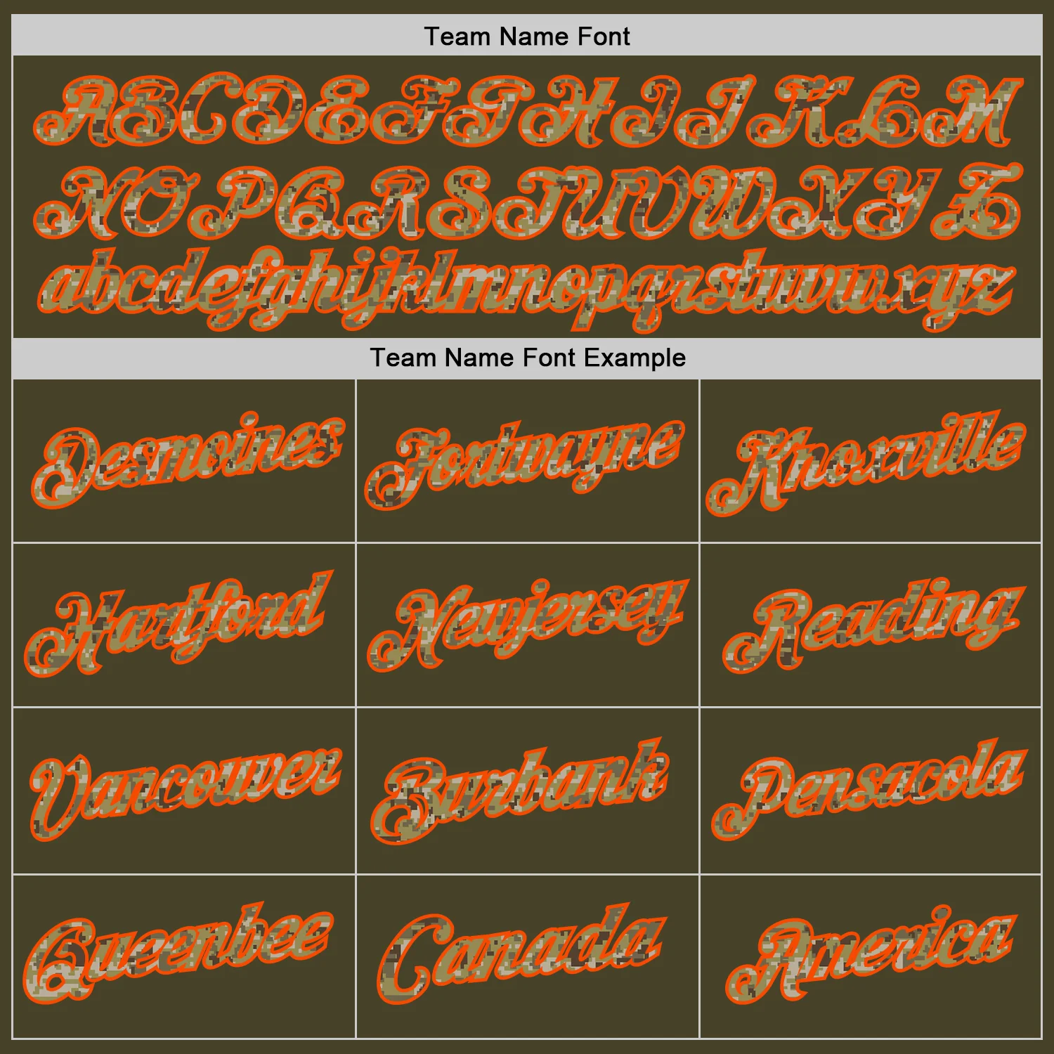 Custom Olive Camo Orange-Black Authentic Throwback Salute To Service Basketball Jersey - Image 3