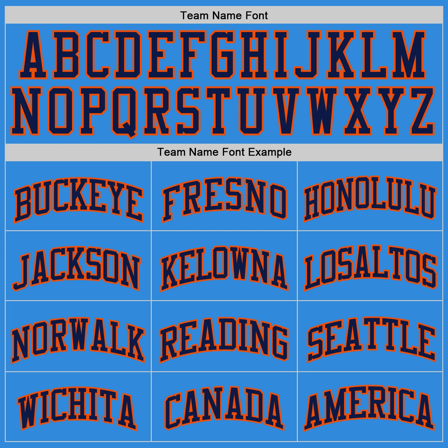 Custom Powder Blue Navy-Orange Authentic Basketball Jersey - Image 3