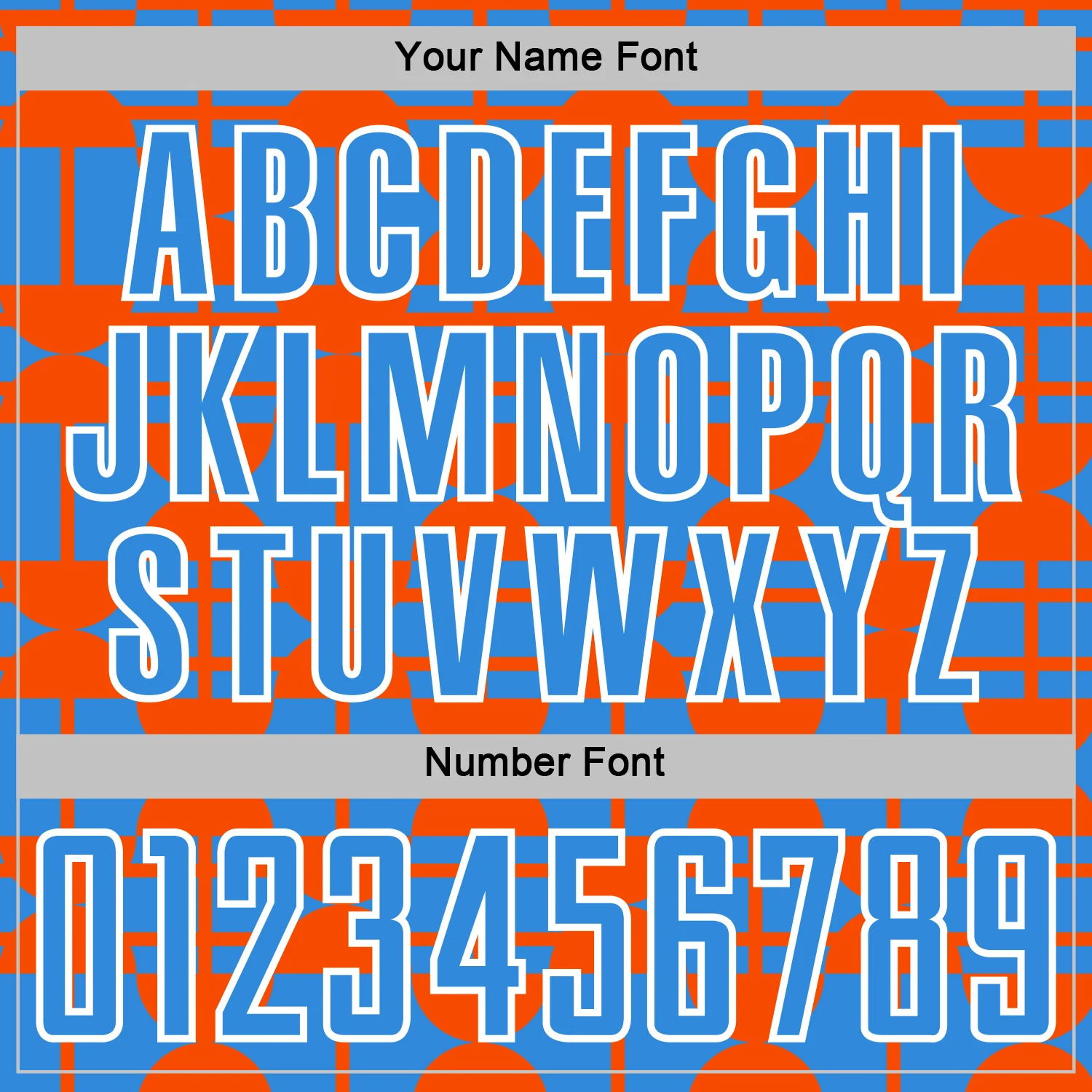 Custom Powder Blue Orange-White Geometric Shapes Sports Sublimation Soccer Uniform Jersey - Image 6
