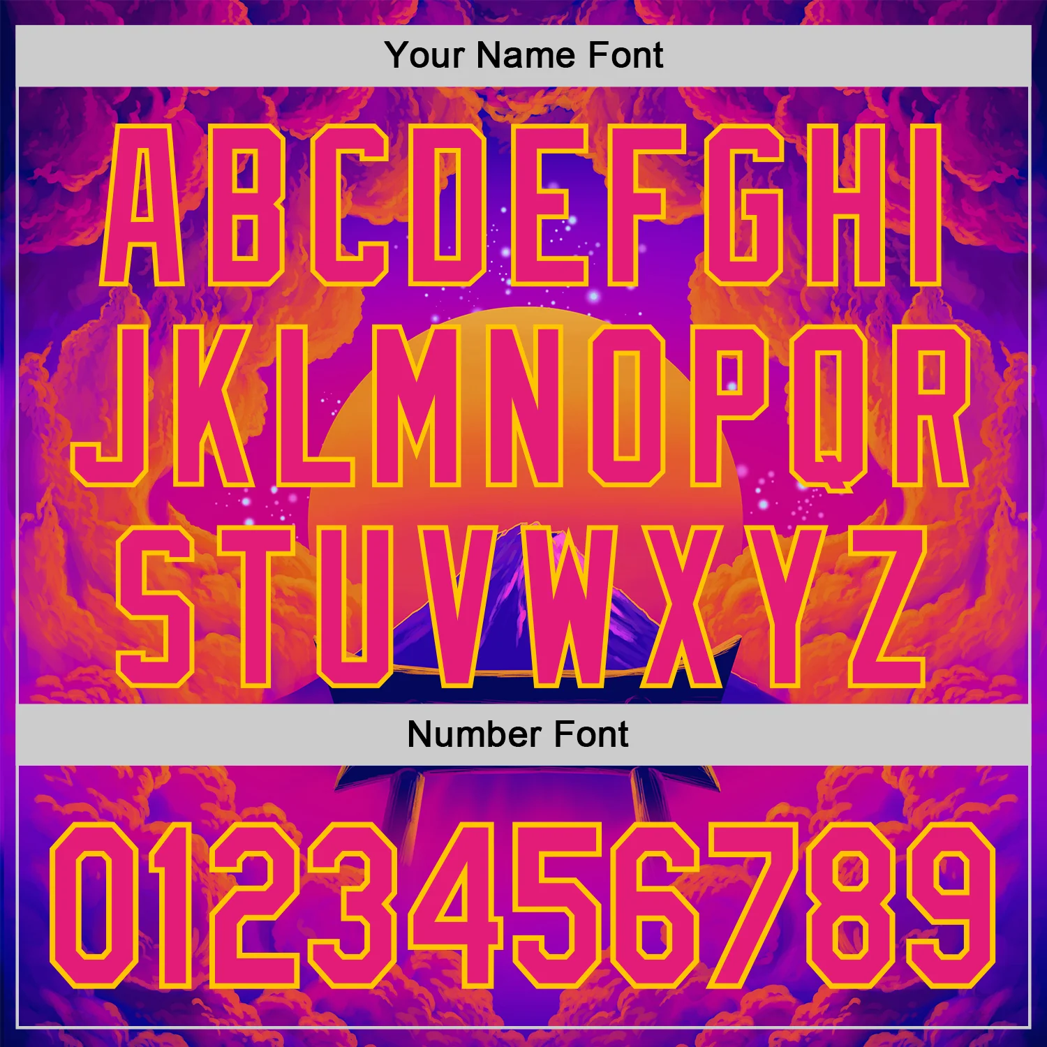 Custom Purple Deep Pink Orange-Yellow 3D Syntetyc Tori And Geisha Authentic Baseball Jersey - Image 5
