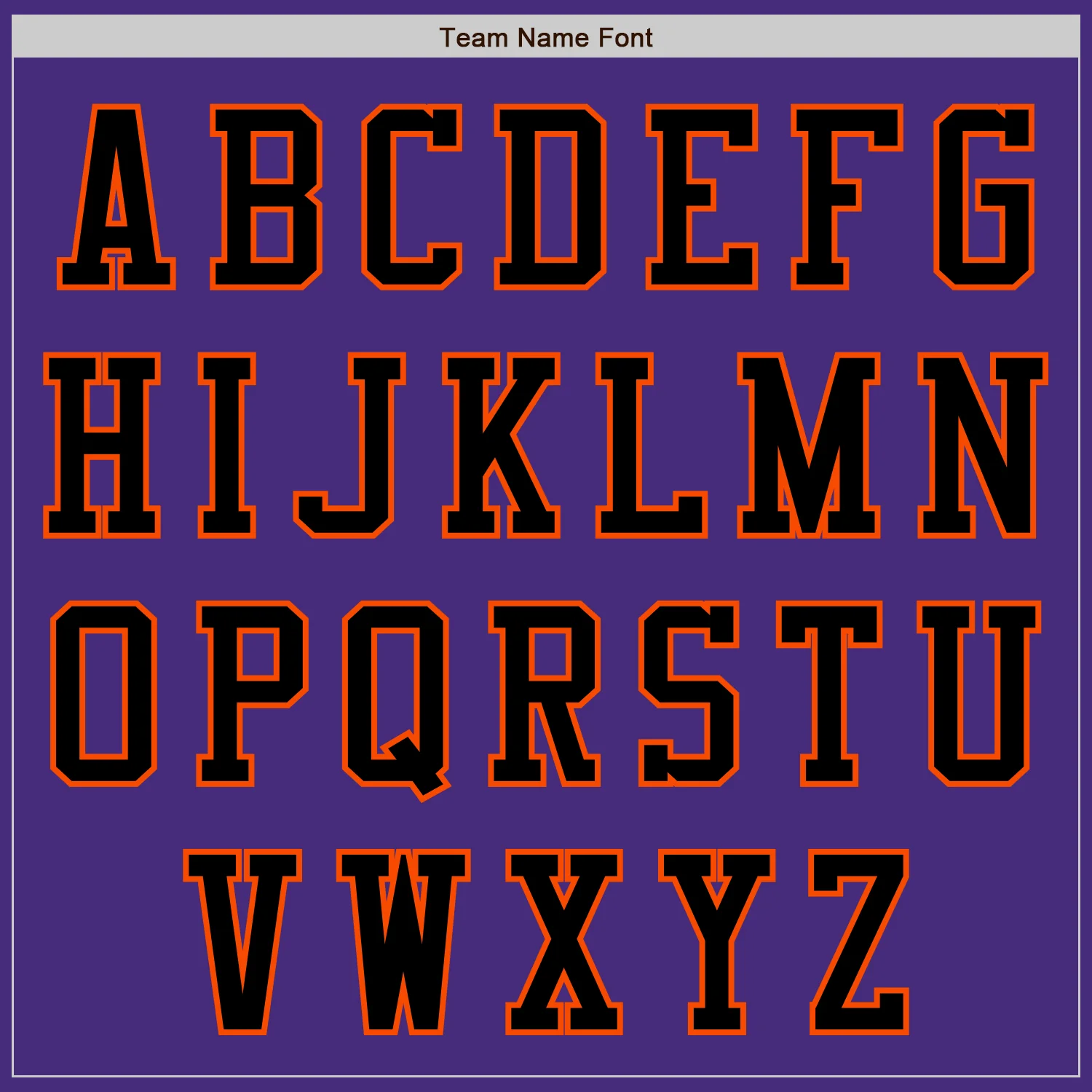 Custom Purple Black-Orange Authentic Baseball Jersey - Image 3