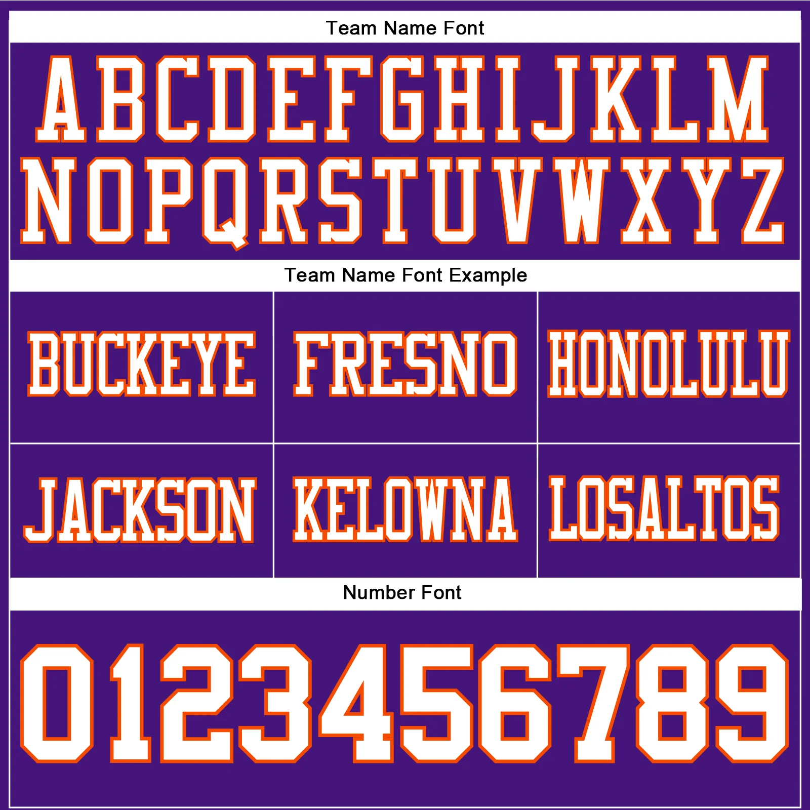Custom Purple White-Orange Authentic Football Jersey - Image 4