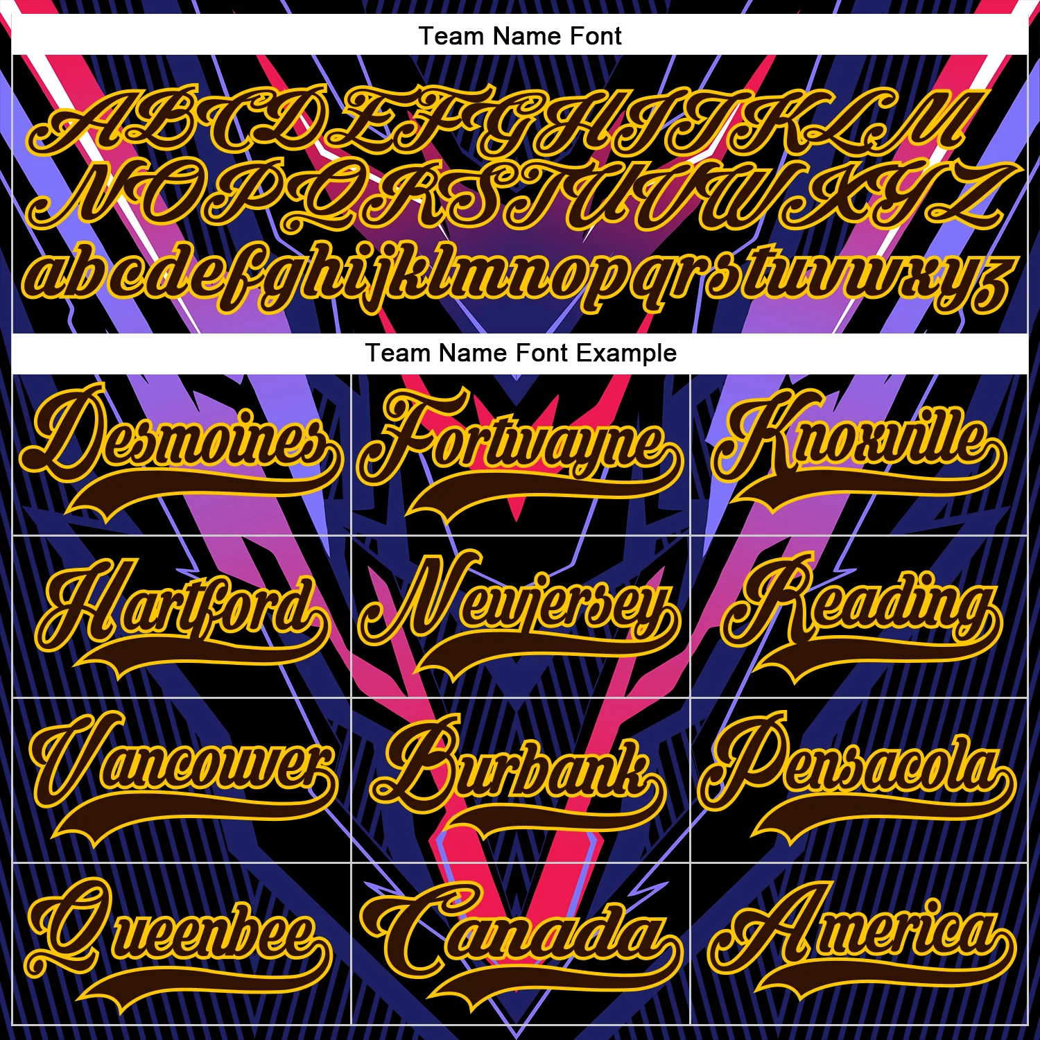 Custom Purple Brown Orange Black-Yellow Cyber Mecha E-sport Hockey Jersey - Image 6