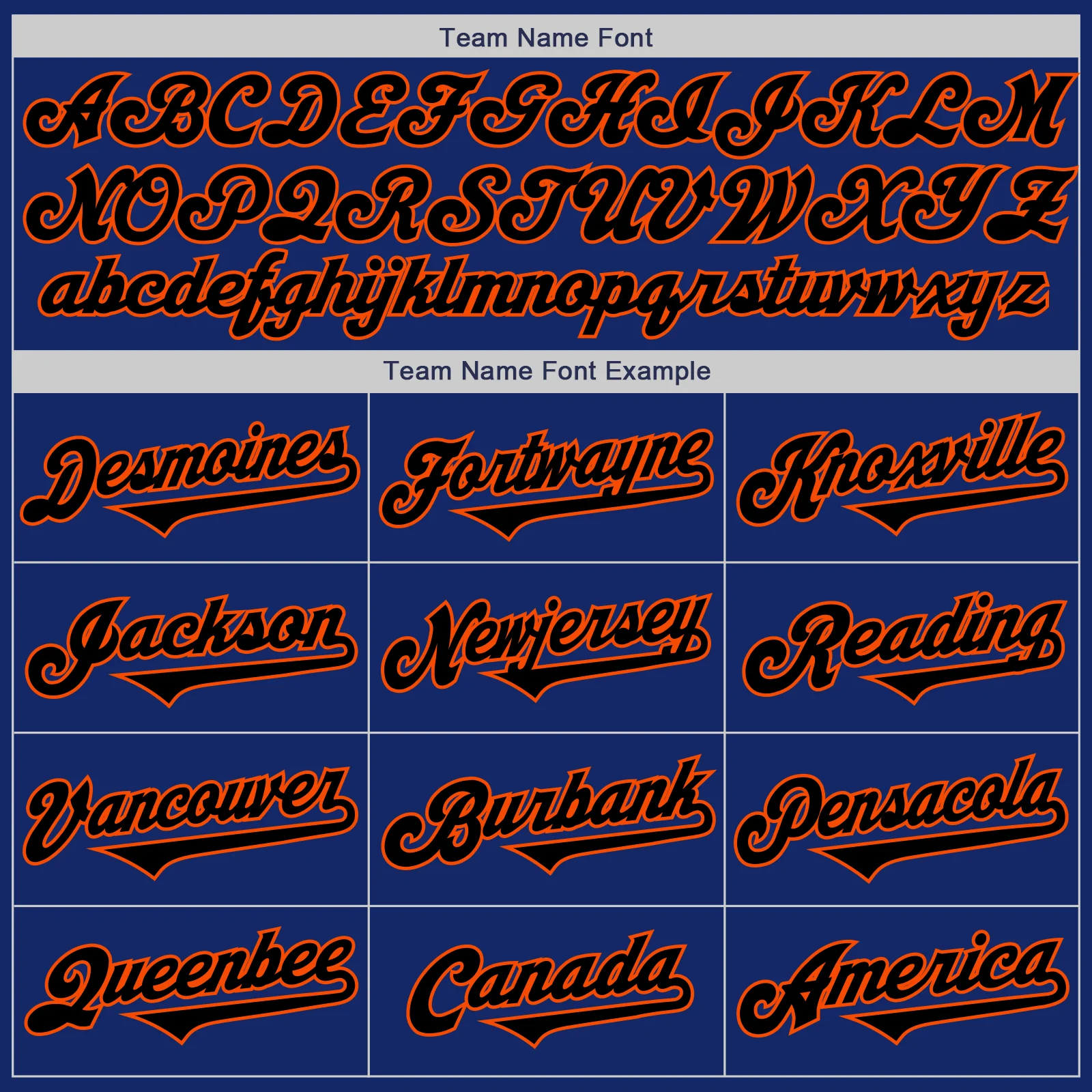 Custom Royal Black-Orange Authentic Two Tone Baseball Jersey - Image 4