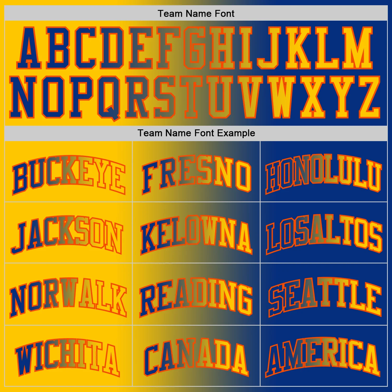 Custom Royal Yellow-Orange Authentic Gradient Fashion Basketball Jersey - Image 4