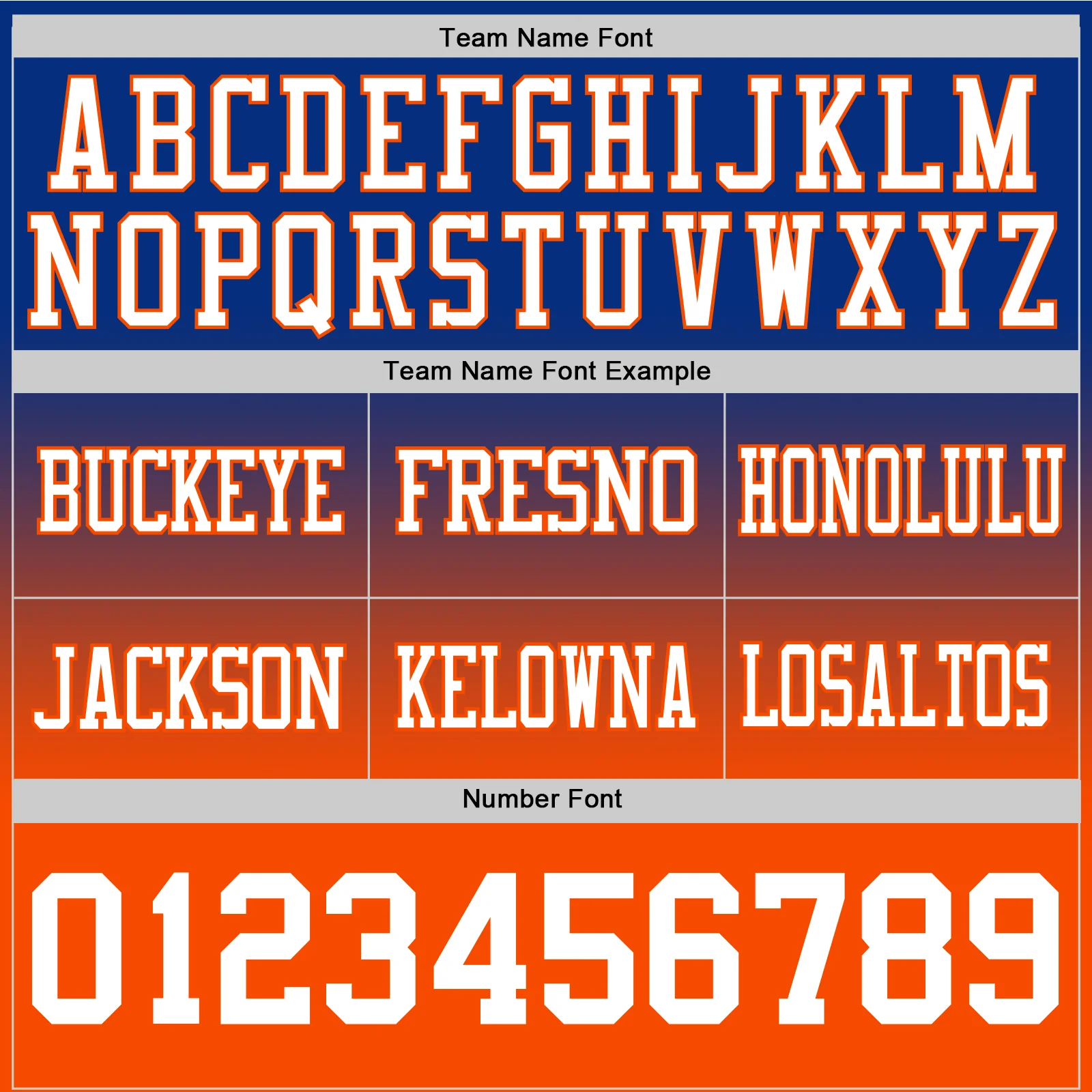 Custom Royal White-Orange Authentic Fade Fashion Football Jersey - Image 3