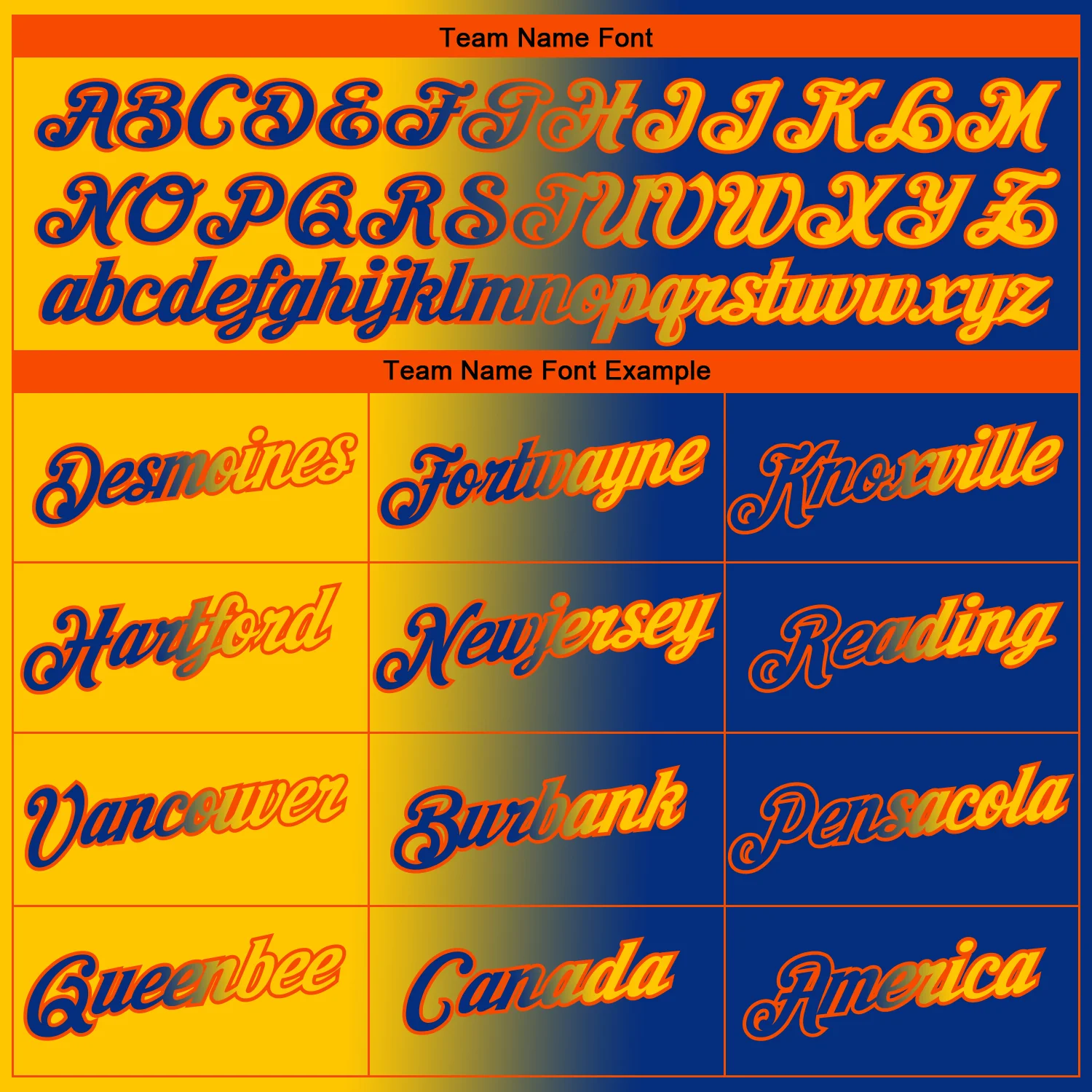 Custom Royal Yellow-Orange Gradient Fashion Performance T-Shirt - Image 3