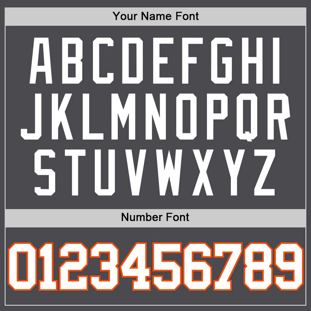 Custom Steel Gray White-Orange Authentic Basketball Jersey - Image 4