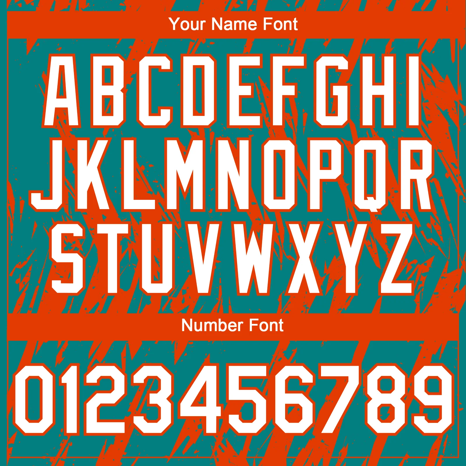 Custom Teal White-Orange Splatter Torn Sharp Brush Stroke Authentic Baseball Jersey - Image 5