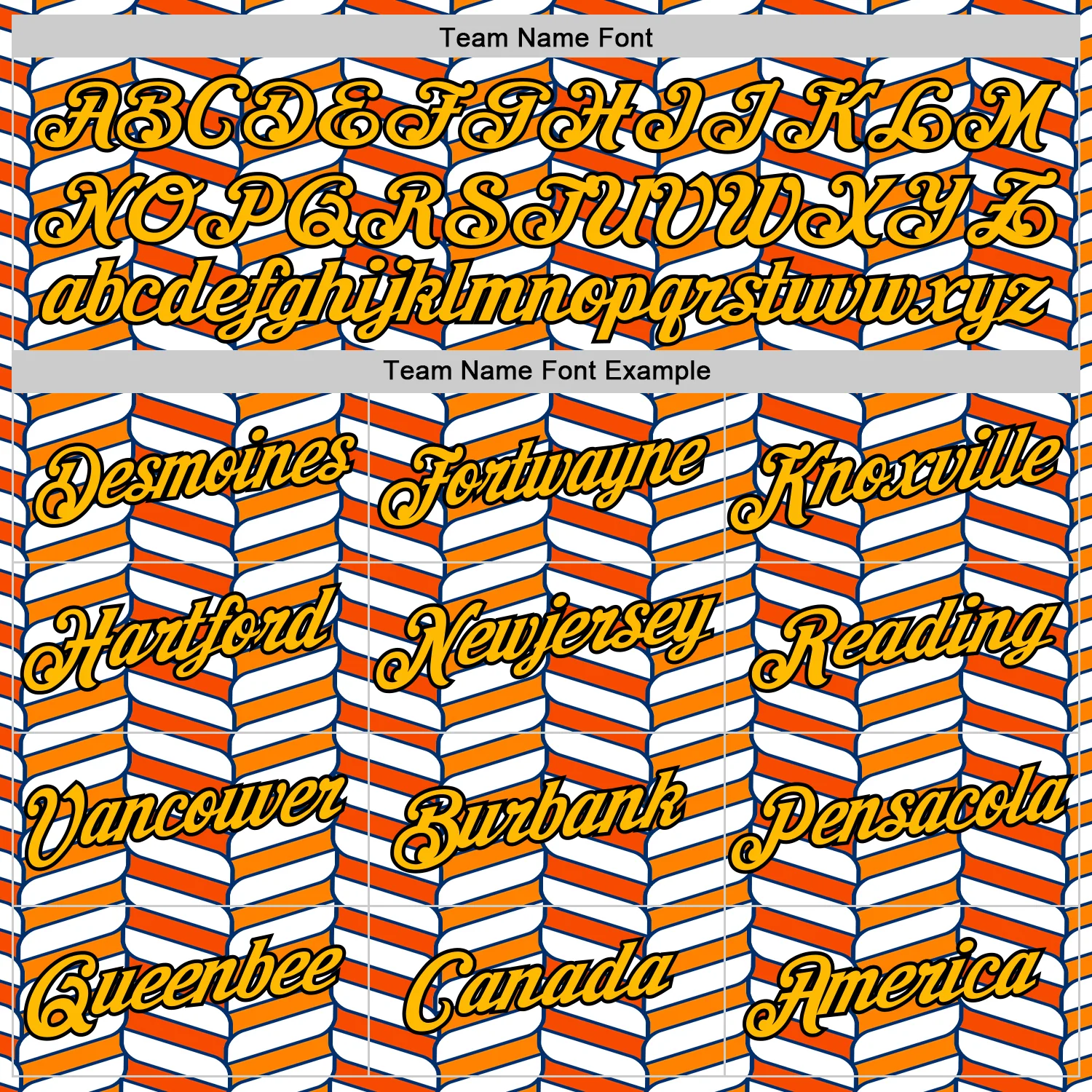 Custom White Gold Orange US Navy Blue-Black 3D Esports Performance T-Shirt - Image 3