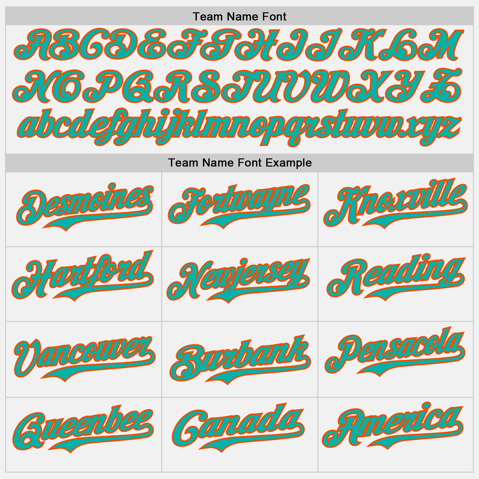 Custom White Aqua Pinstripe Orange Authentic Two Tone Baseball Jersey - Image 4