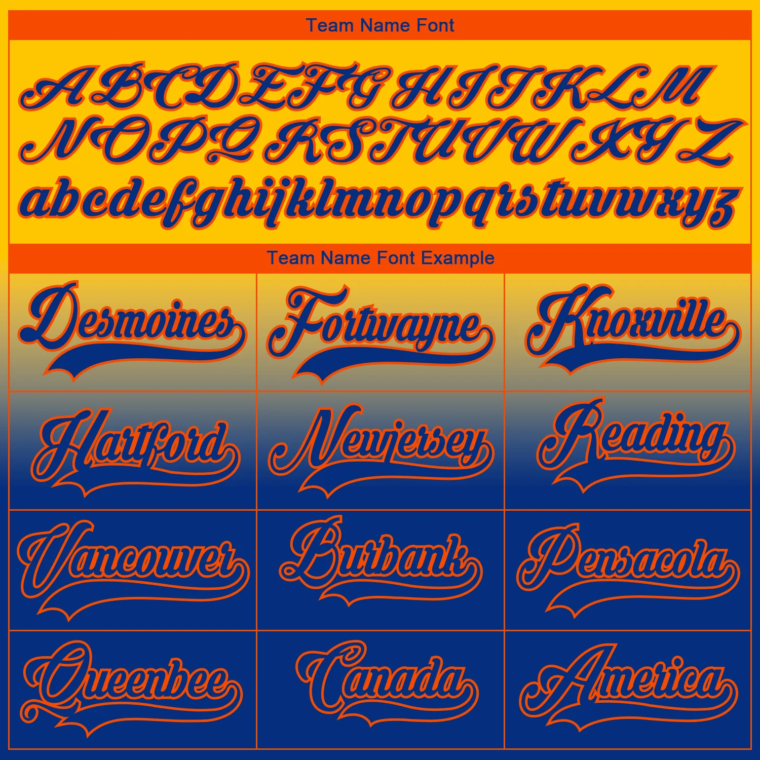 Custom Yellow Royal-Orange Fade Fashion Hockey Lace Neck Jersey - Image 7
