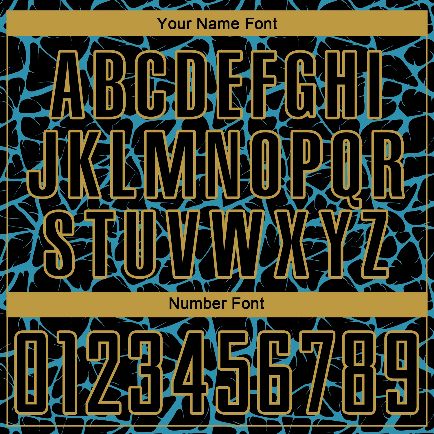 Custom Black Panther Blue-Old Gold Abstract Network Splash Sublimation Soccer Uniform Jersey - Image 6