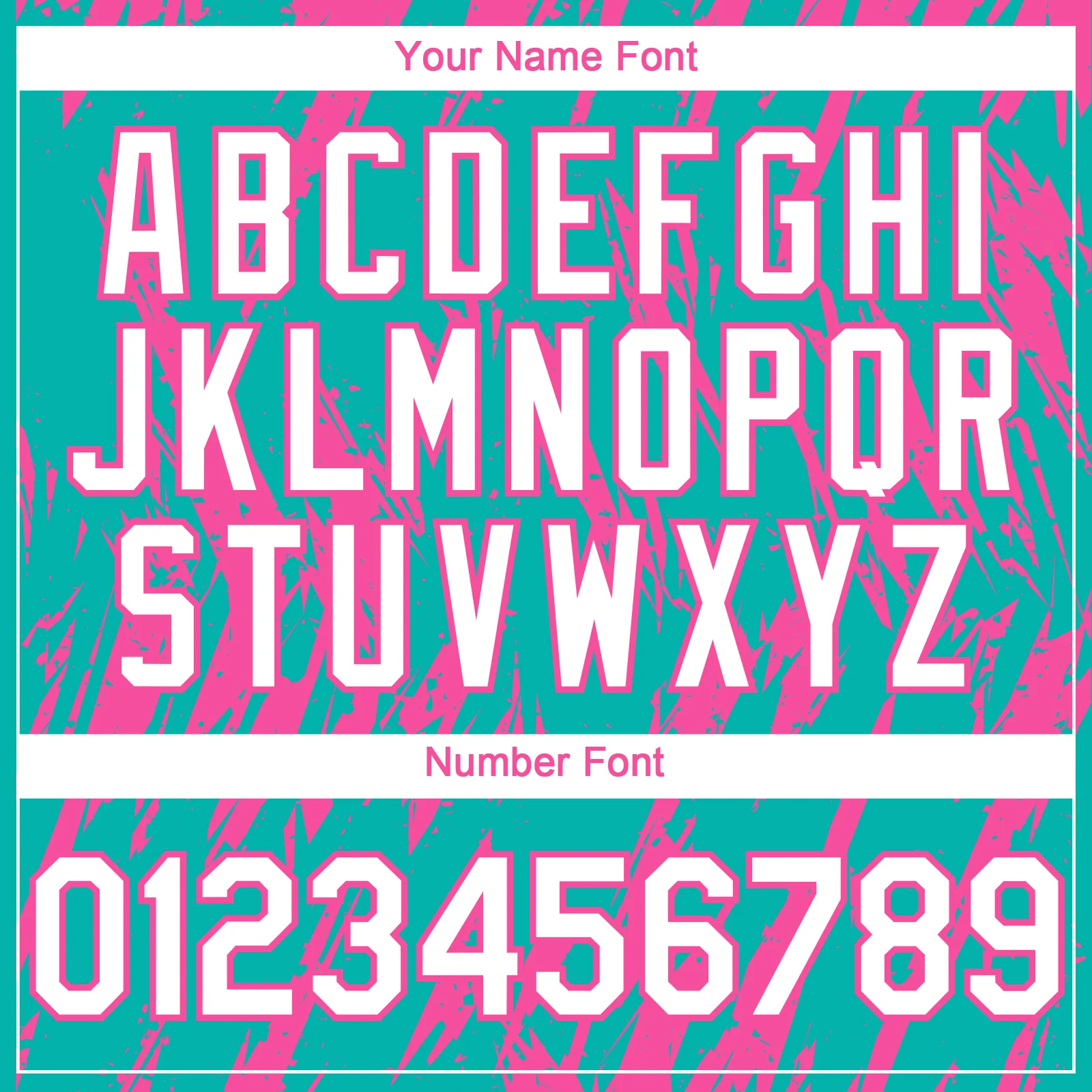Custom Aqua White-Pink Splatter Torn Sharp Brush Stroke Authentic Baseball Jersey - Image 5