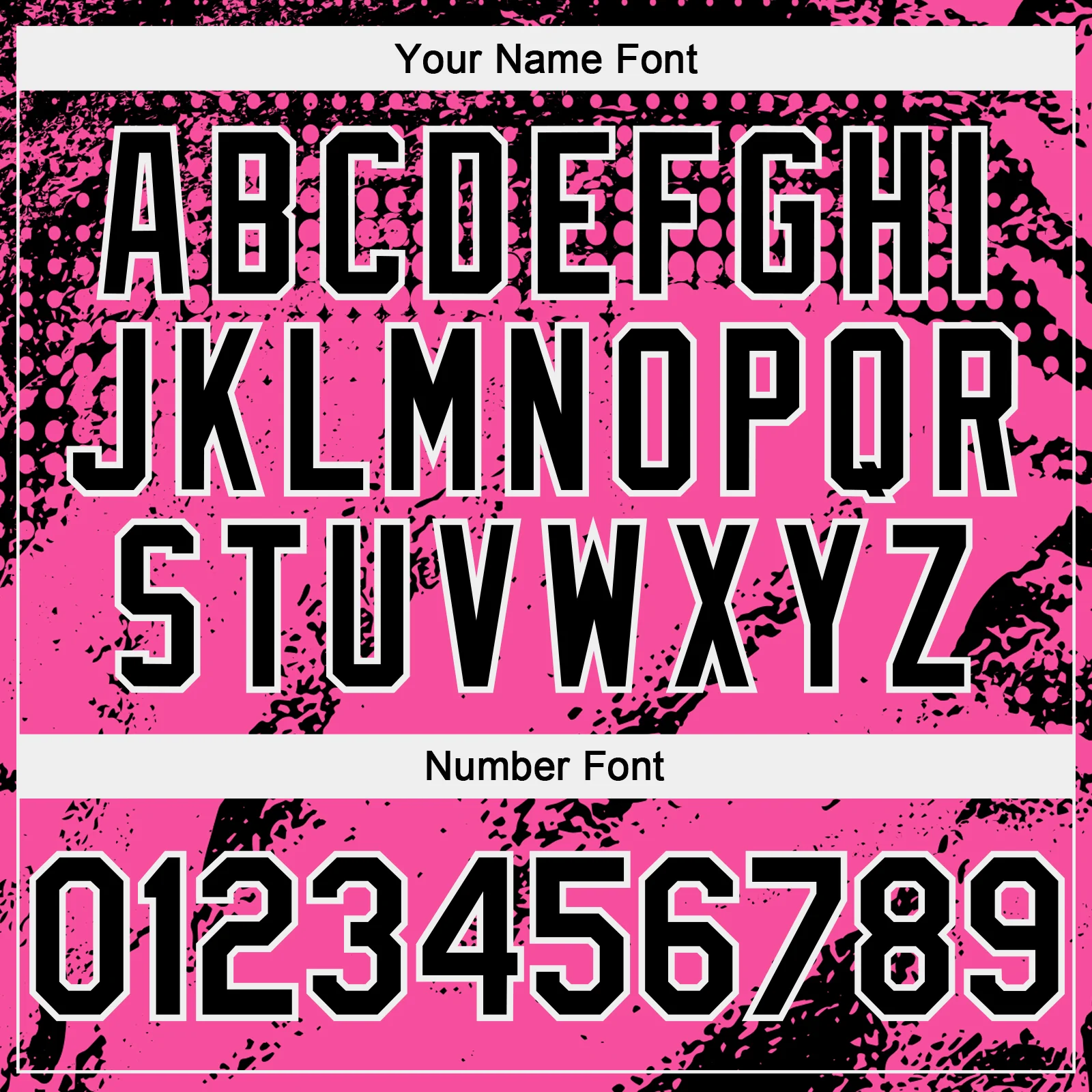 Custom Black Pink-White Splash Grunge Fragment Authentic Baseball Jersey - Image 5