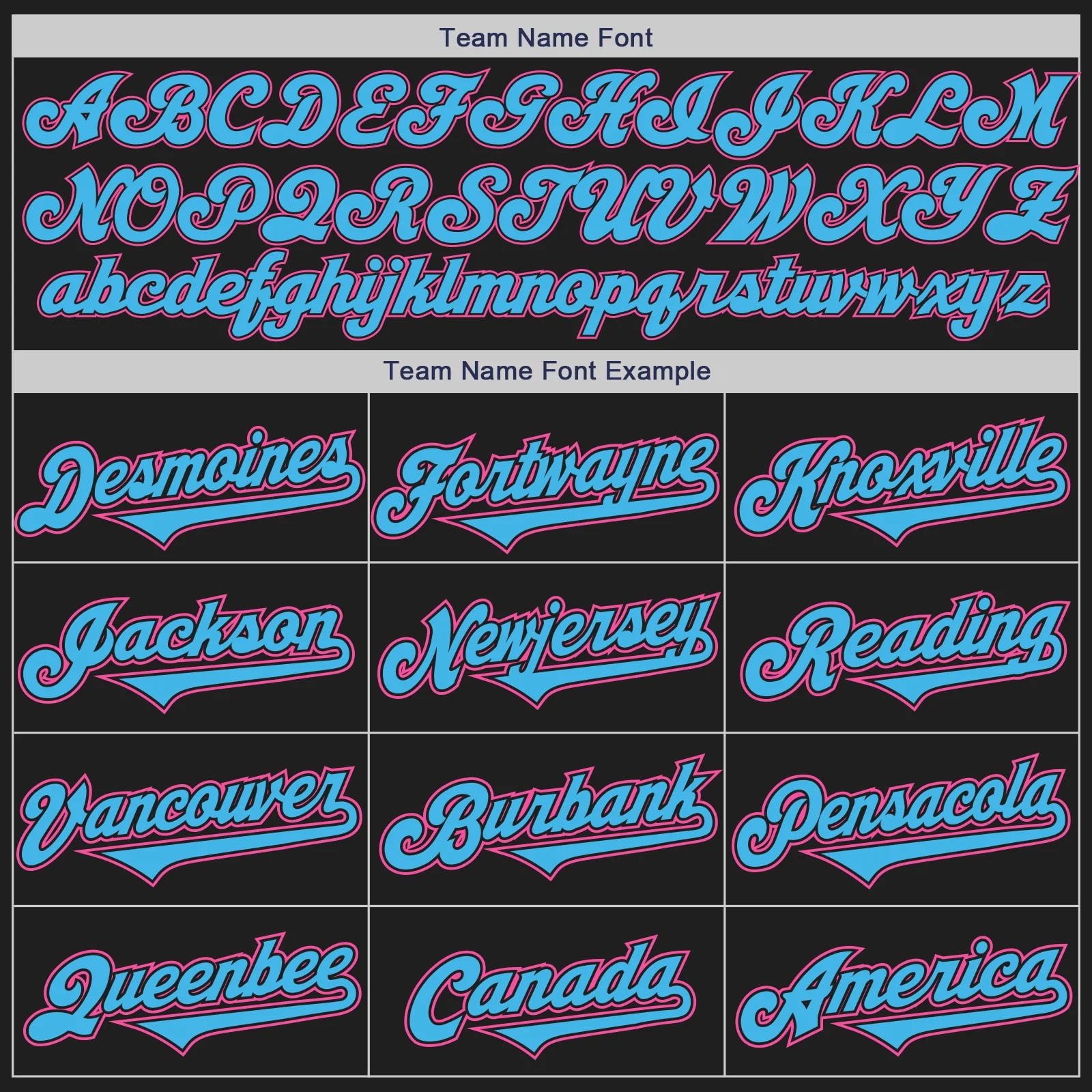 Custom Black Sky Blue-Pink Authentic Two Tone Baseball Jersey - Image 4