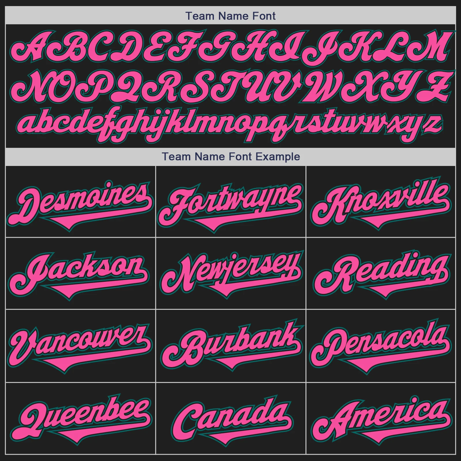 Custom Black Teal-Pink Authentic Two Tone Baseball Jersey - Image 4
