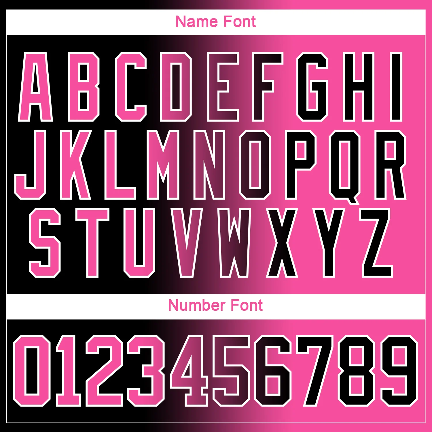 Custom Black Pink-White Gradient Fashion Hockey Lace Neck Jersey - Image 7