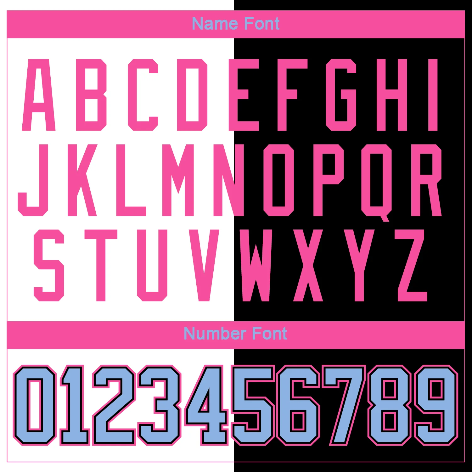 Custom Black Light Blue Pink-White Split Fashion Hockey Lace Neck Jersey - Image 7