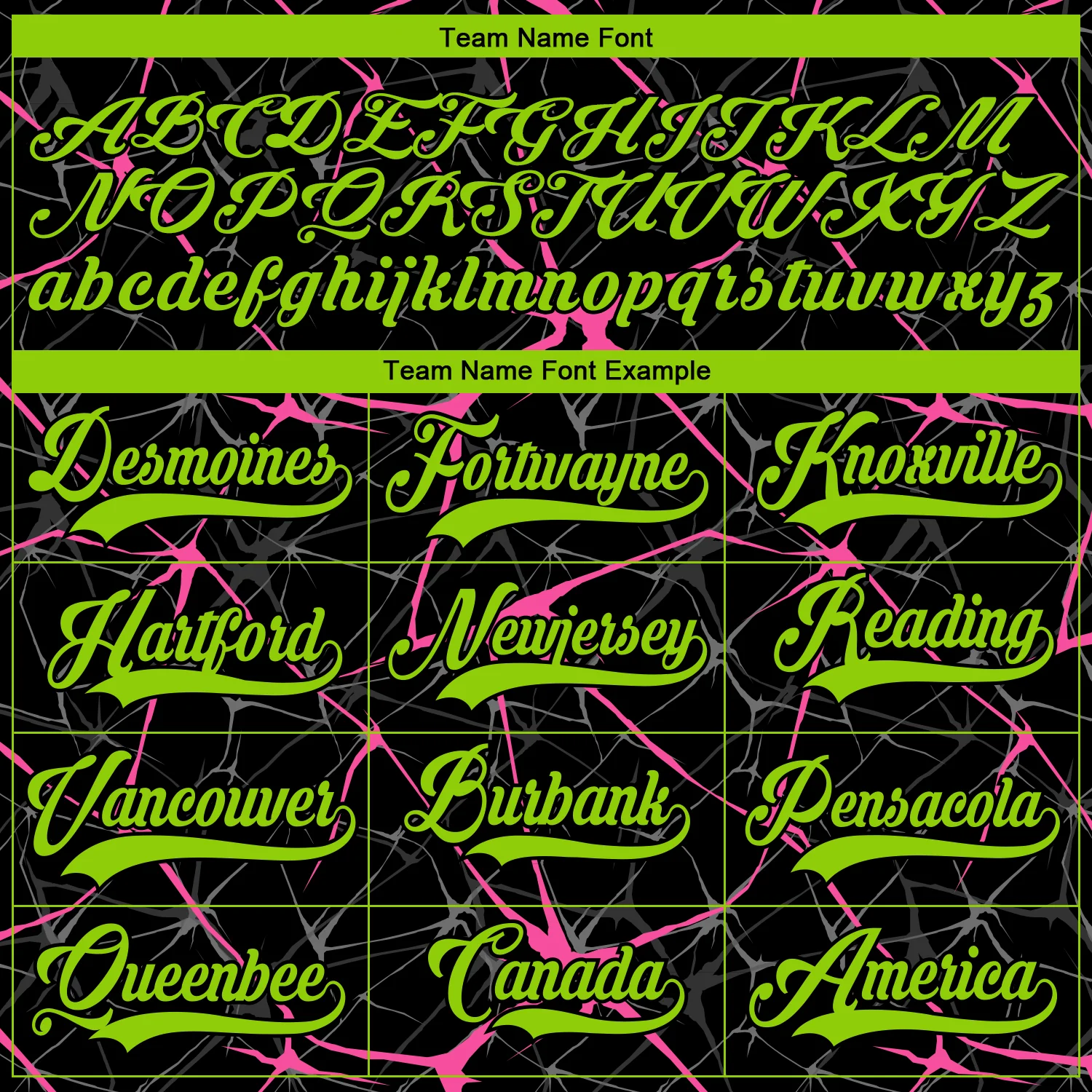 Custom Black Neon Green-Pink 3D Pattern Abstract Network Hockey Lace Neck Jersey - Image 4
