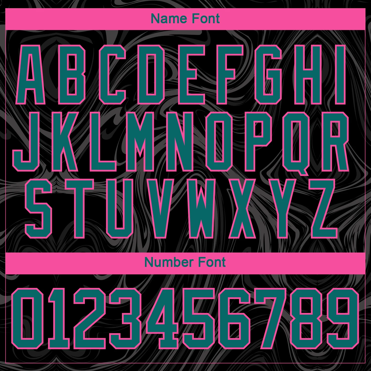 Custom Black Teal Pink-White 3D Splash Art Hockey Lace Neck Jersey - Image 7