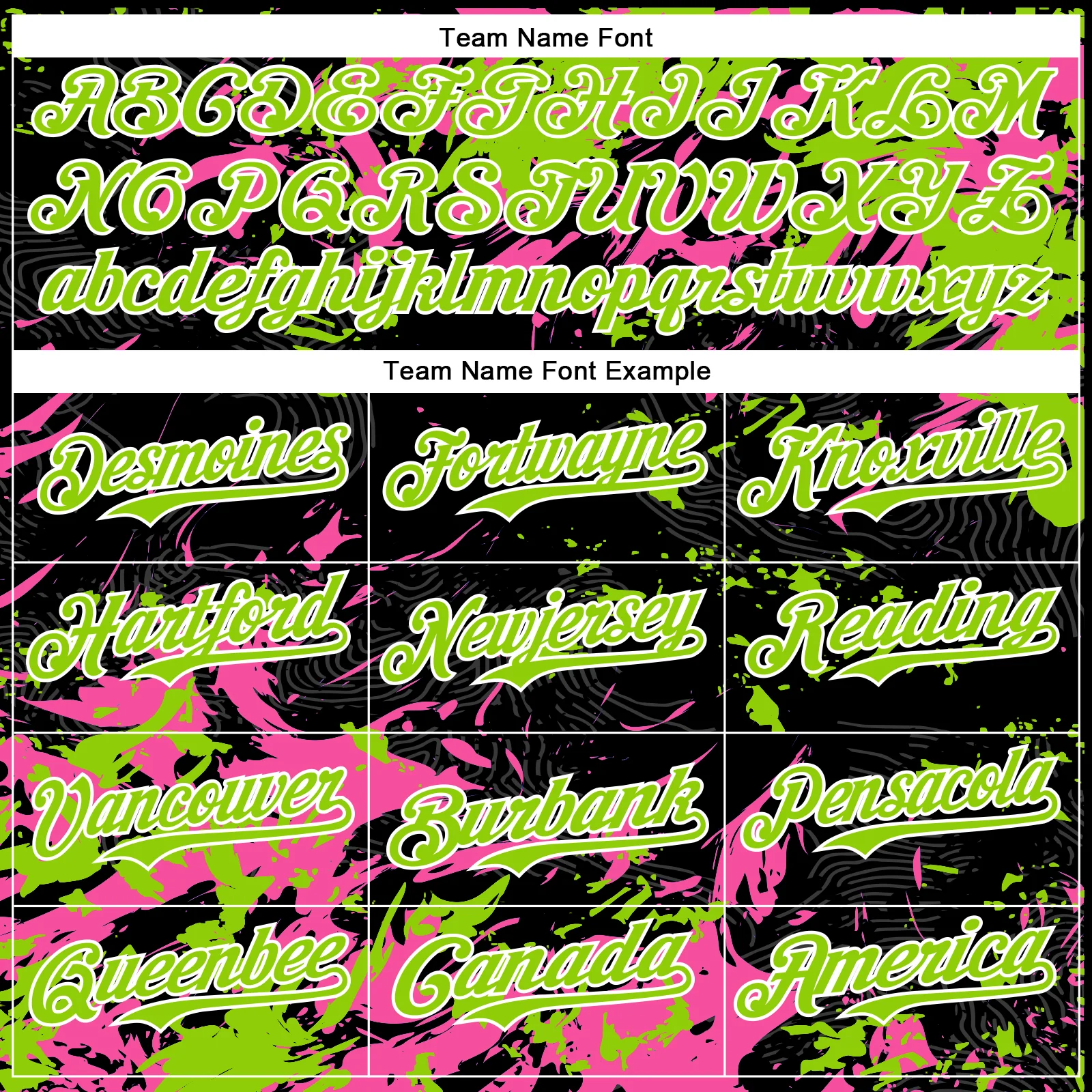 Custom Black Neon Green Pink-White Splash Bomber Full-Snap Varsity Letterman Hoodie Jacket - Image 5