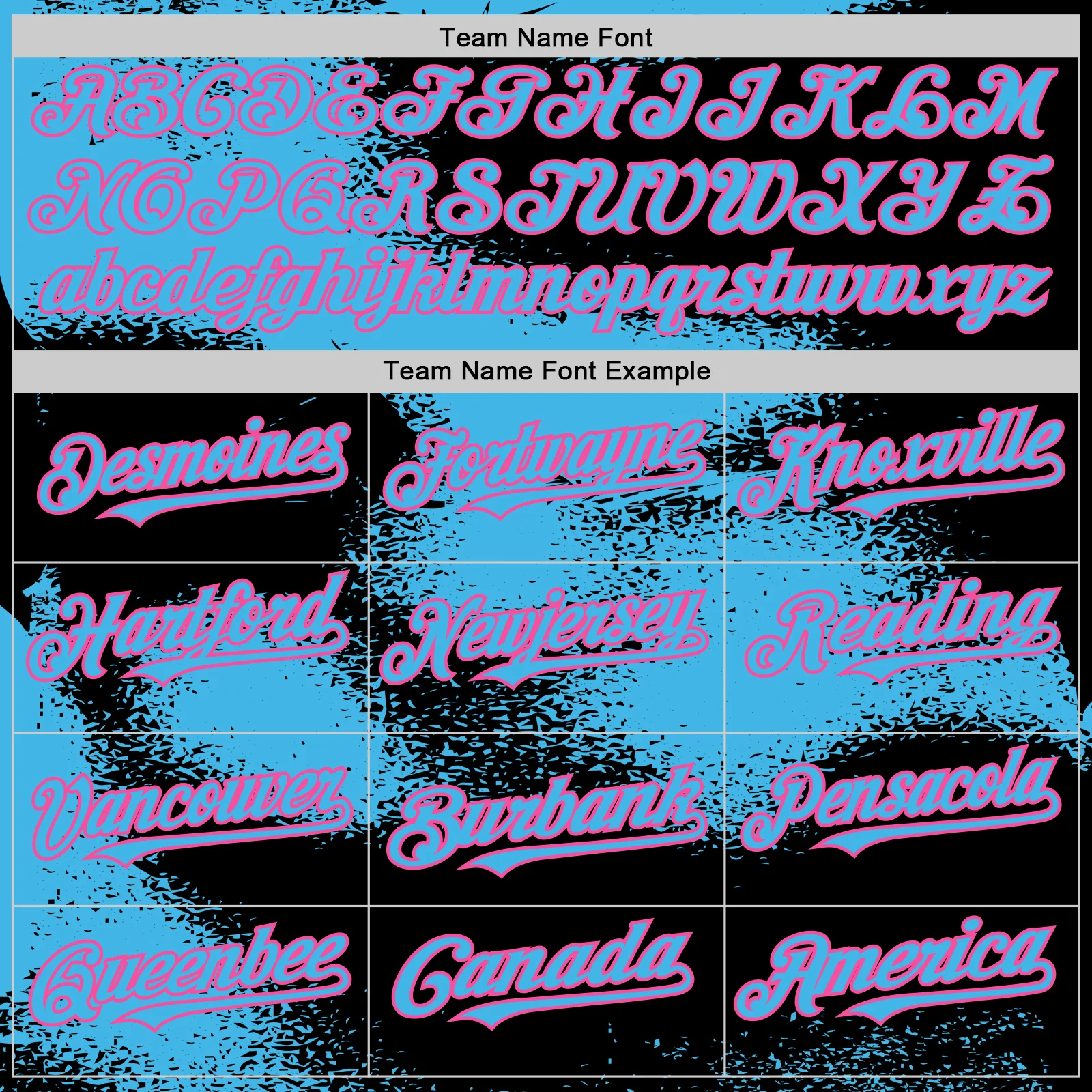 Custom Black Sky Blue-Pink Abstract Color Blocks Fragment Pattern Bomber Full-Snap Varsity Letterman Hoodie Jacket - Image 5