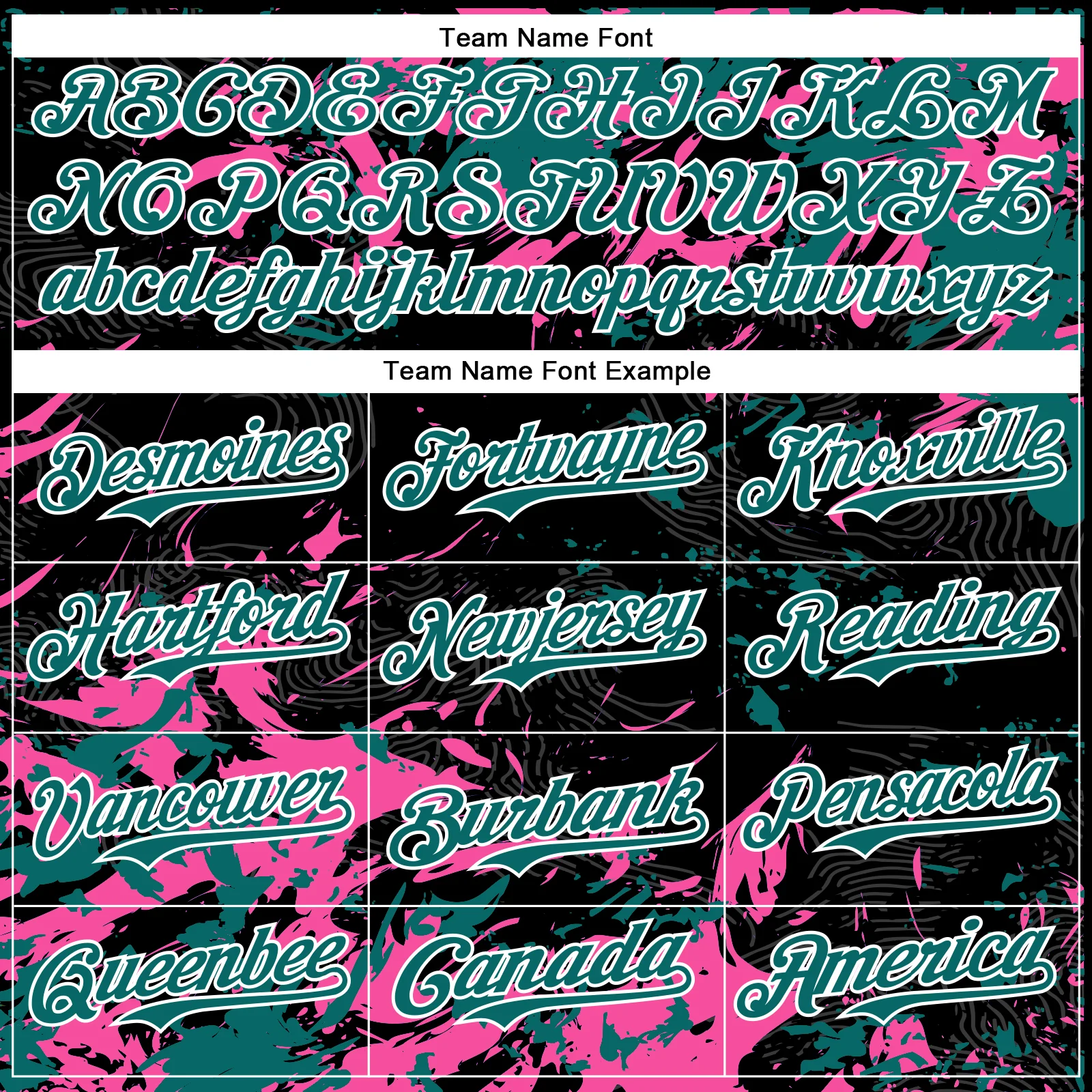 Custom Black Teal Pink-White Splash Bomber Full-Snap Varsity Letterman Hoodie Jacket - Image 5