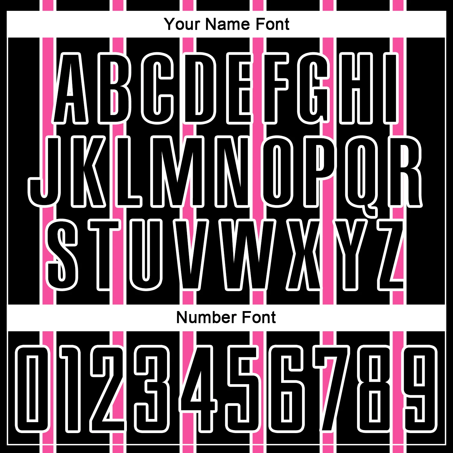 Custom Black Pink-White Stripe Line Sublimation Soccer Uniform Jersey - Image 6