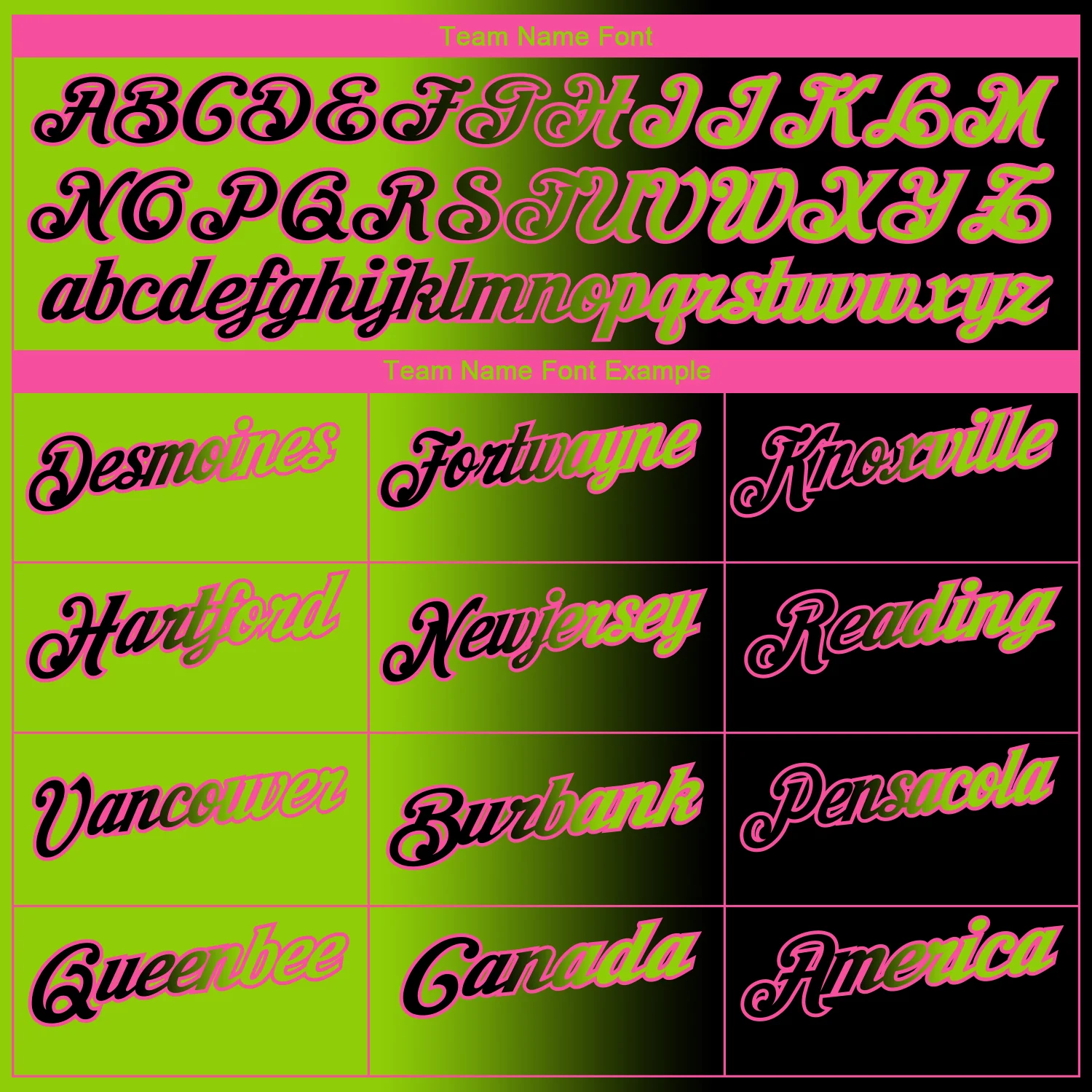 Custom Black Neon Green-Pink 3D Gradient Fashion Performance Polo Shirt - Image 4