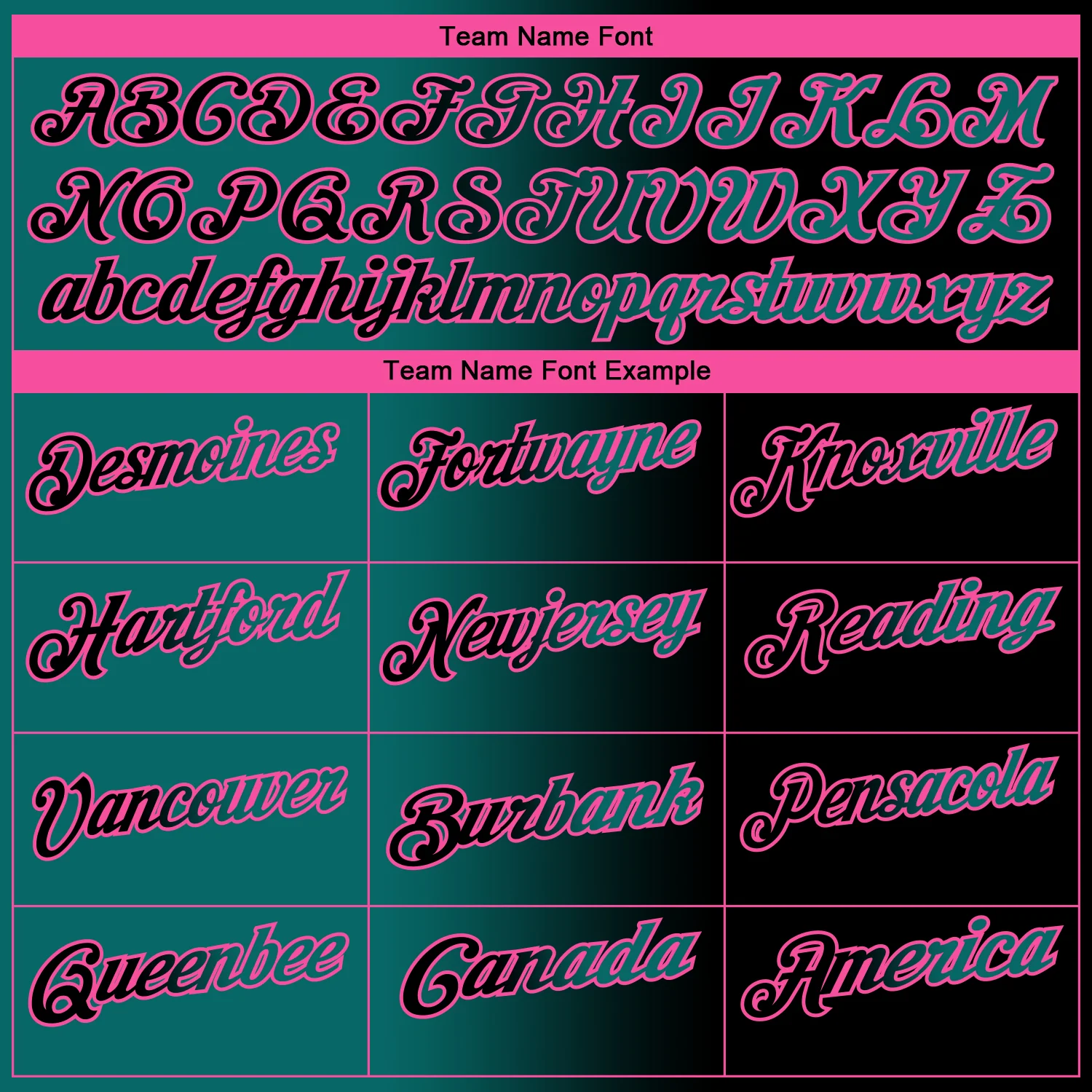Custom Black Teal-Pink 3D Gradient Fashion Performance Polo Shirt - Image 4
