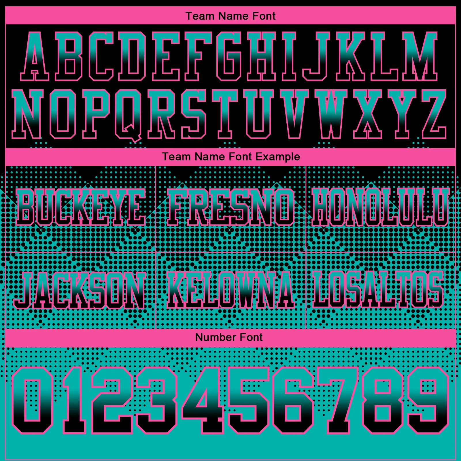 Custom Black Aqua-Pink Authentic Gradient Square Shape Flag Football Jersey - Image 3