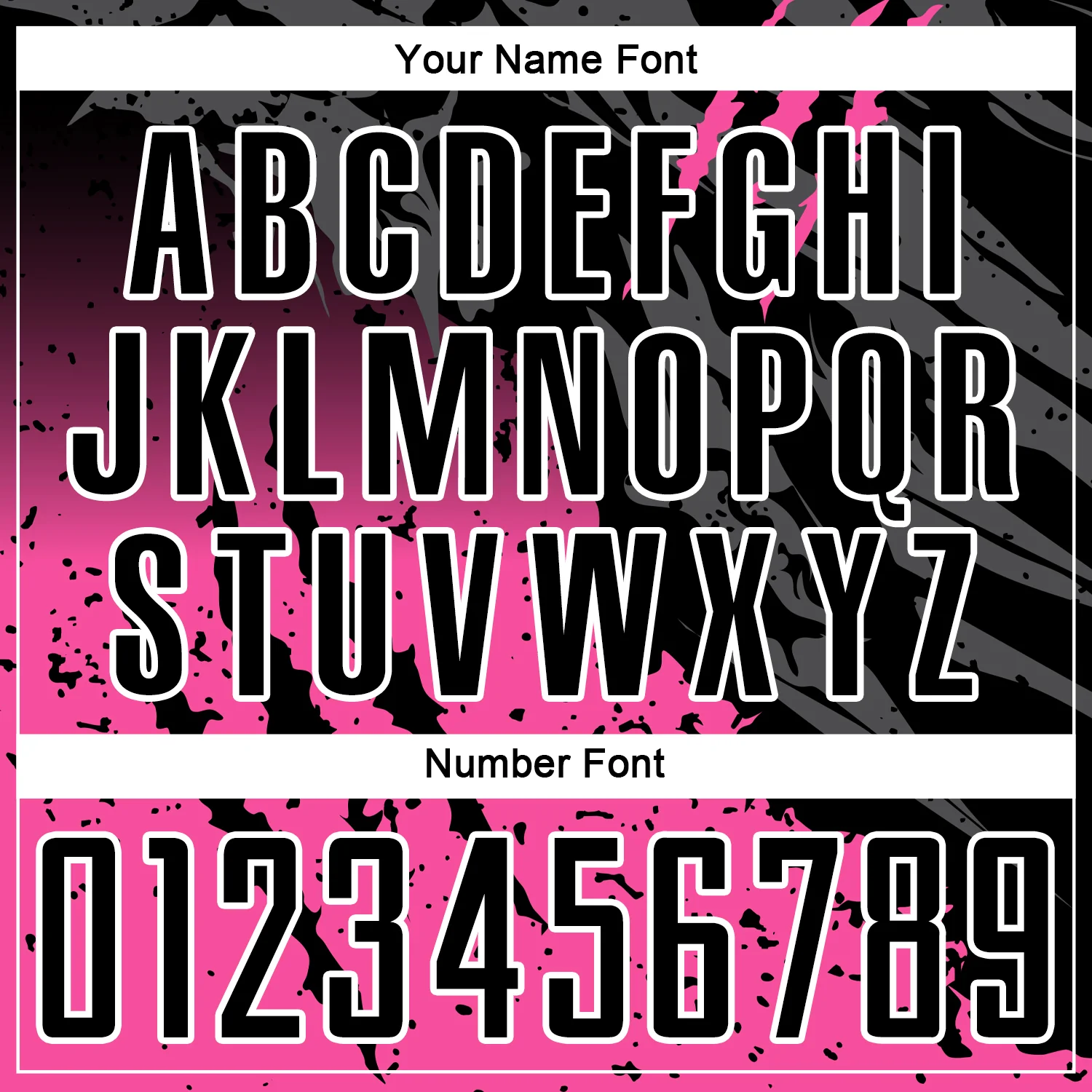Custom Black Pink-White Gradient Scratch Splash Sublimation Soccer Uniform Jersey - Image 6