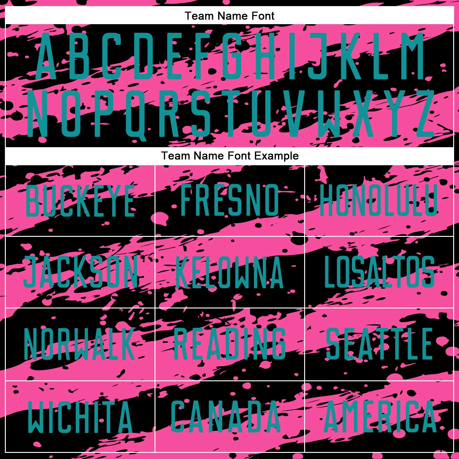 Custom Black Teal-Pink Splash Sublimation Soccer Uniform Jersey - Image 5