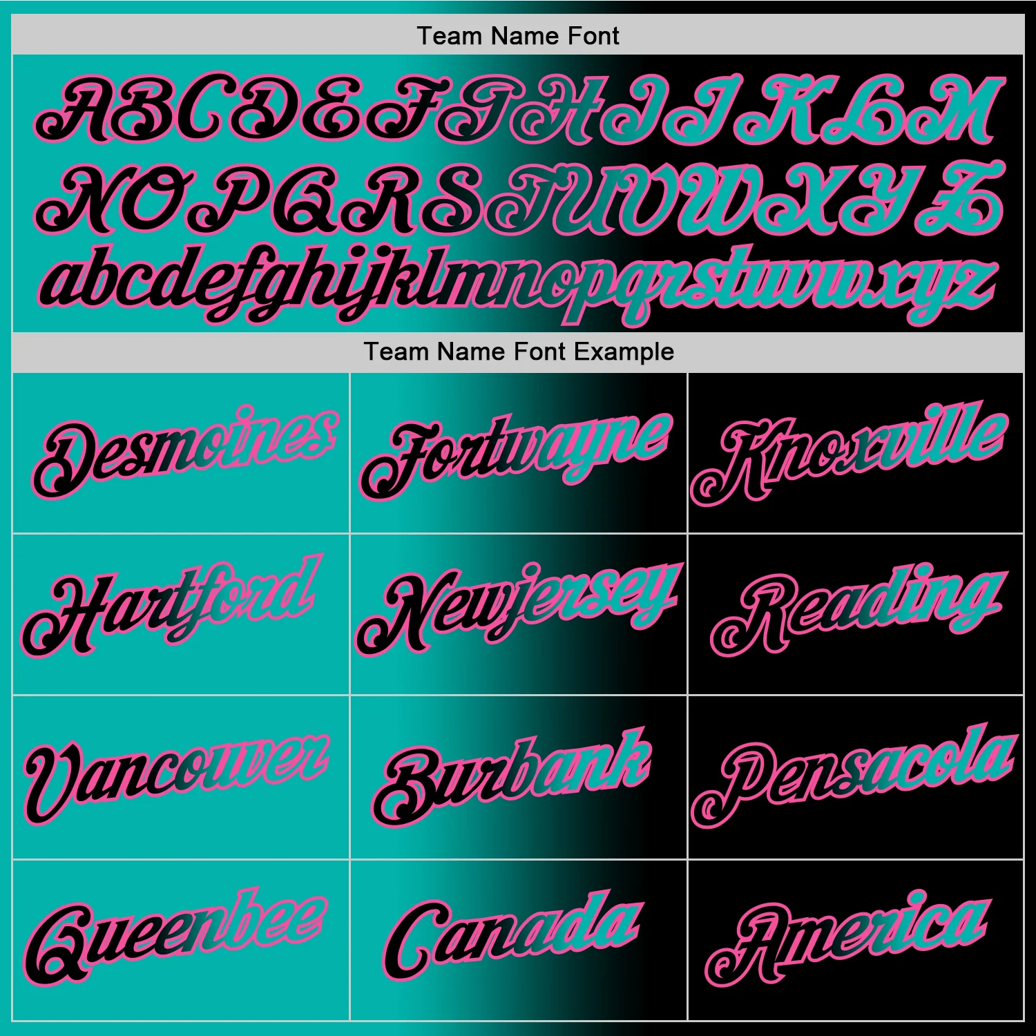 Custom Black Aqua-Pink Gradient Fashion Performance T-Shirt - Image 4