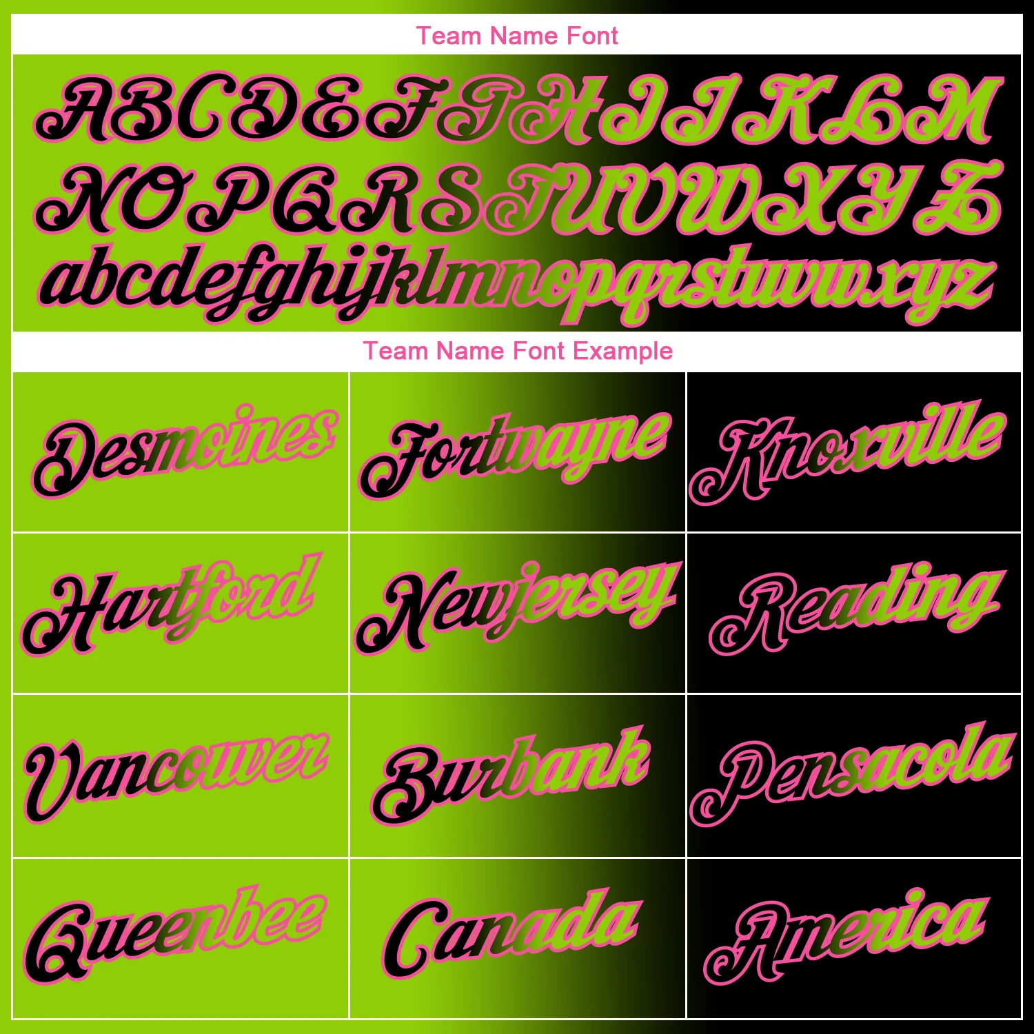 Custom Black Neon Green-Pink Gradient Fashion Performance T-Shirt - Image 3