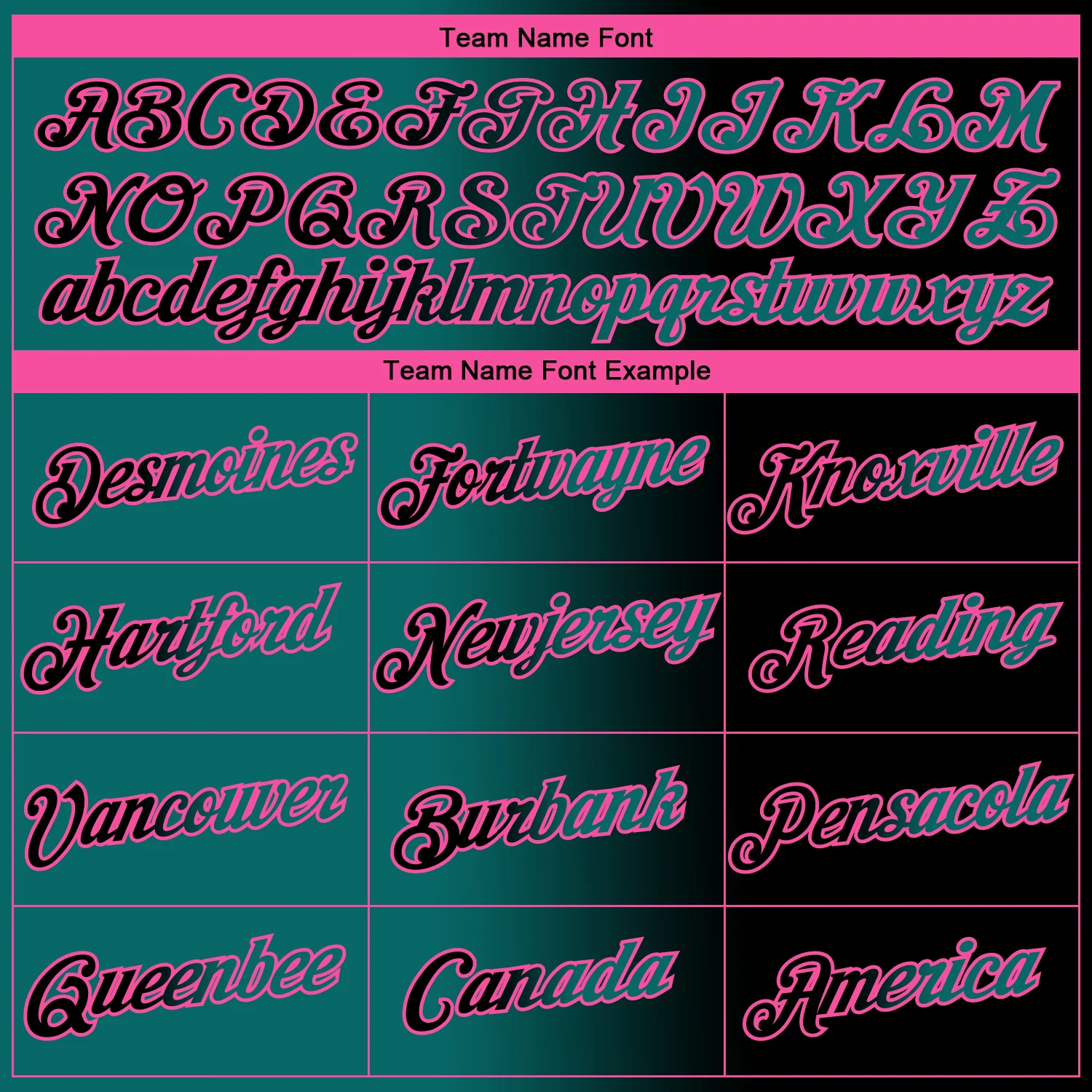 Custom Black Teal-Pink Gradient Fashion Performance T-Shirt - Image 3