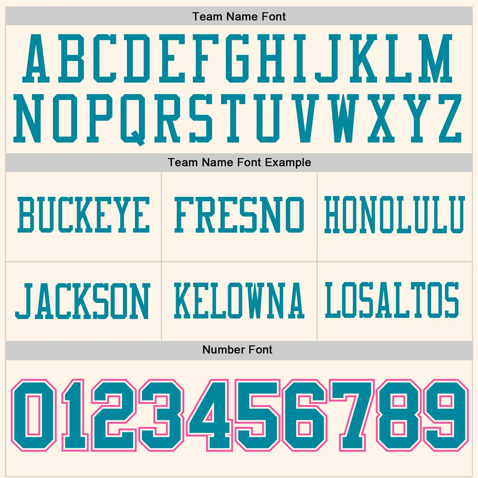 Custom Cream Teal-Pink Authentic Football Jersey - Image 4