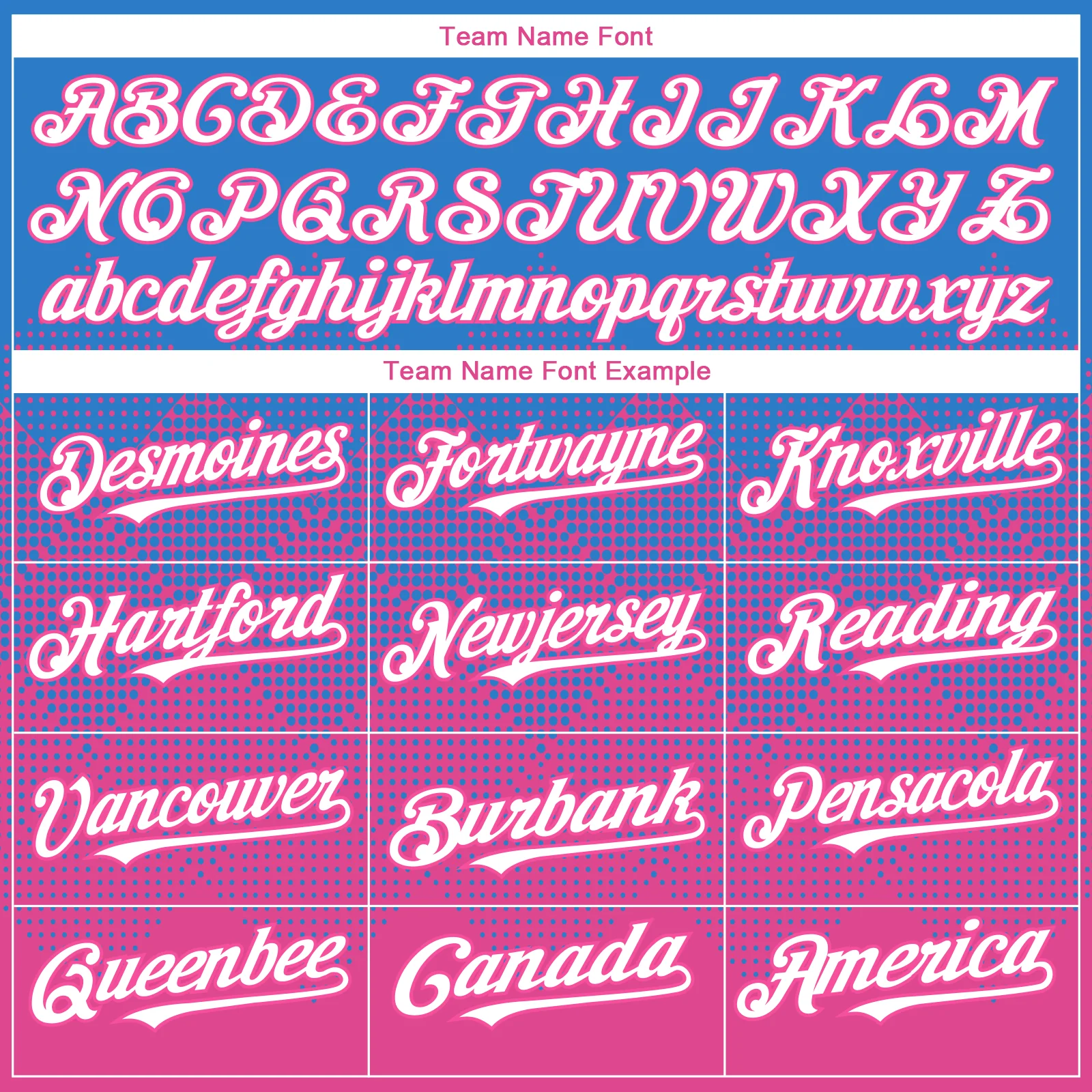Custom Electric Blue White-Pink 3D Gradient Square Shape Authentic Baseball Jersey - Image 4