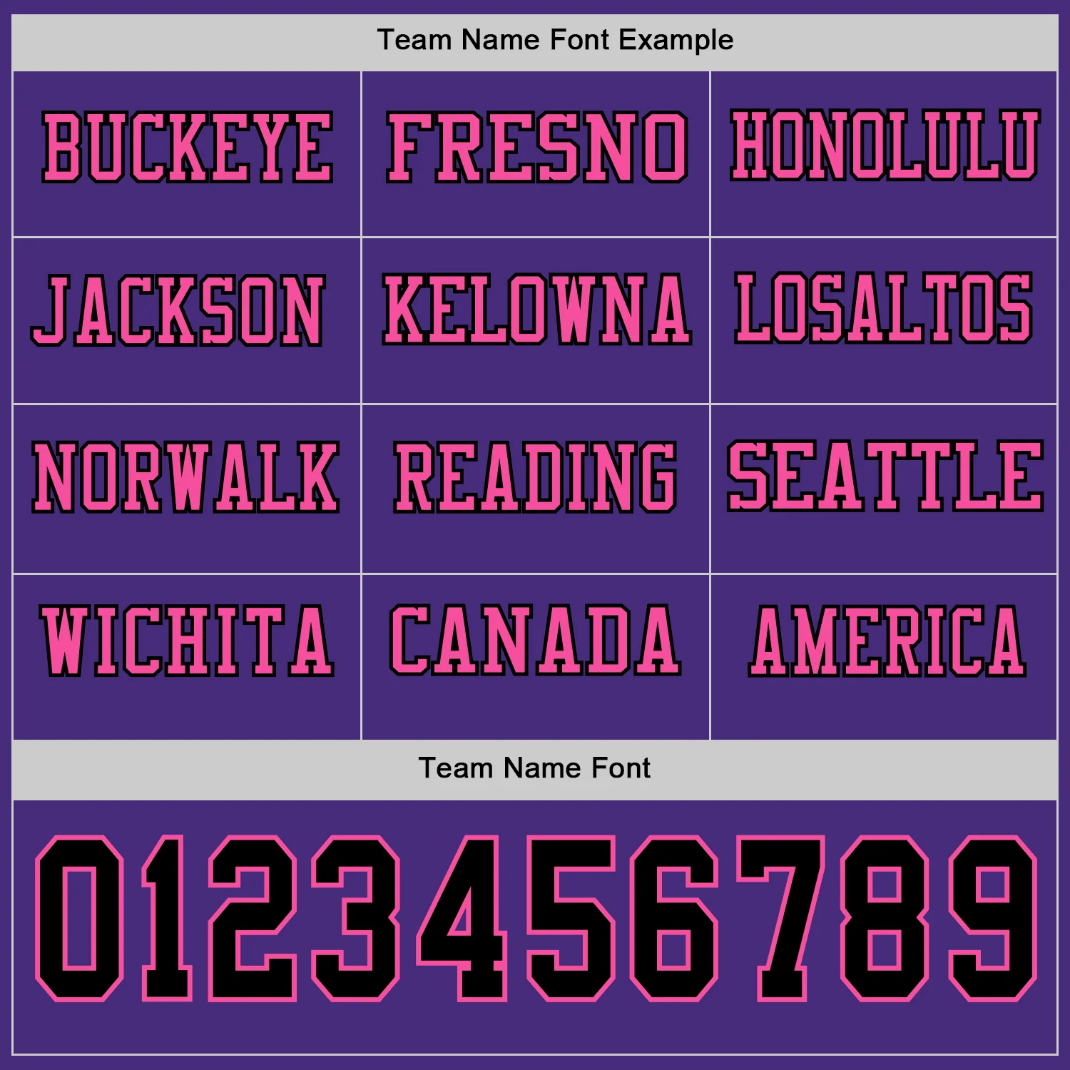 Custom Purple Black-Pink Long Sleeve Authentic Football Jersey - Image 3