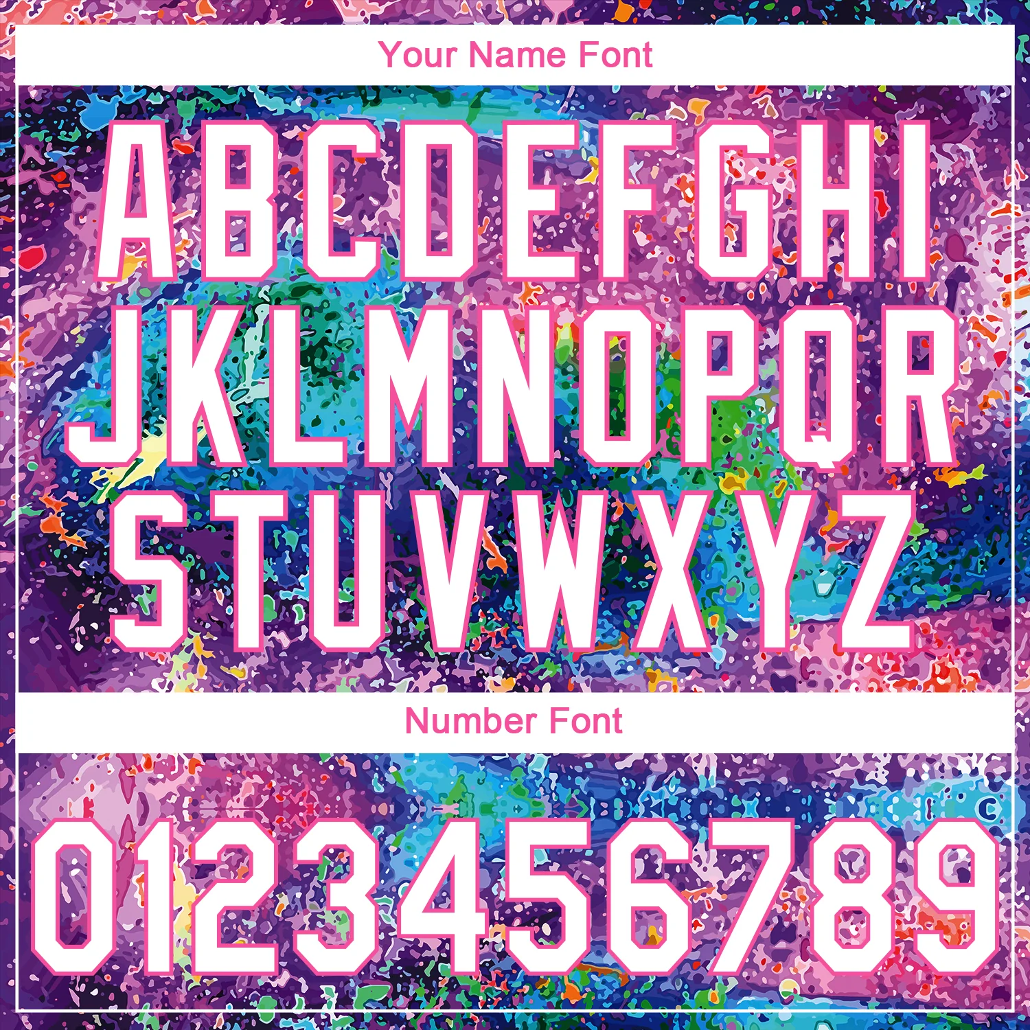 Custom Stitched Graffiti Pattern White-Pink Abstract Splatter Sports Pullover Sweatshirt Hoodie - Image 6