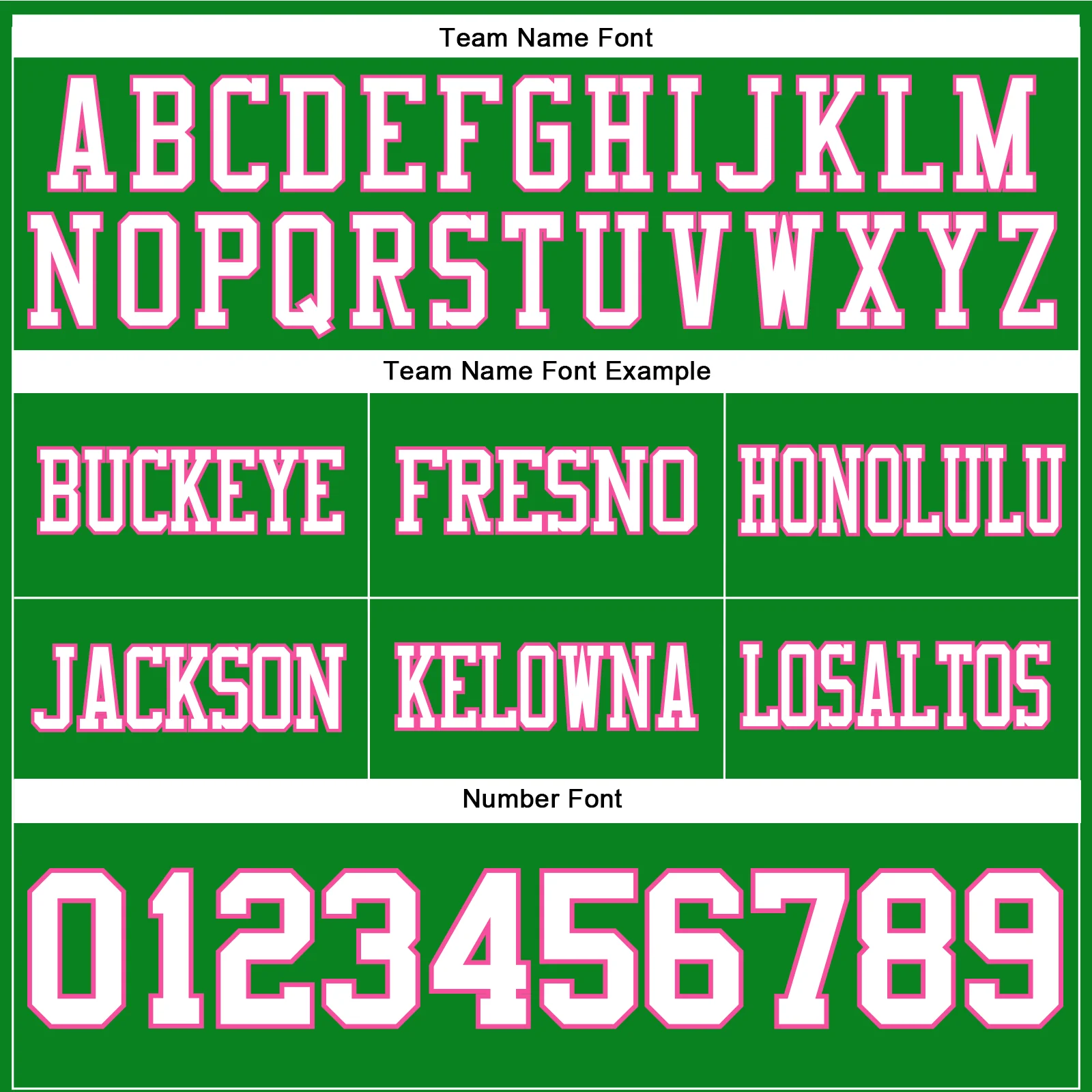 Custom Grass Green White-Pink Authentic Football Jersey - Image 4