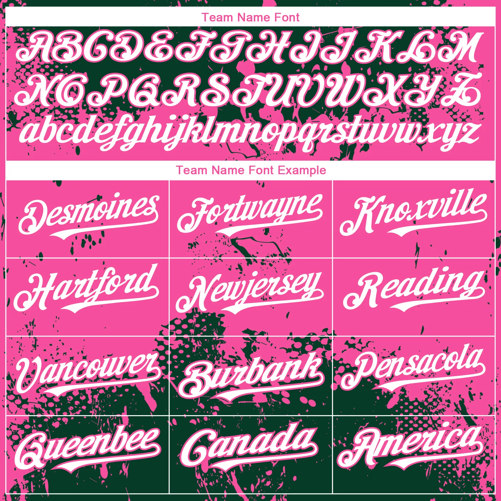 Custom Green White-Pink Abstract Splatter Grunge Paint Authentic Baseball Jersey - Image 4