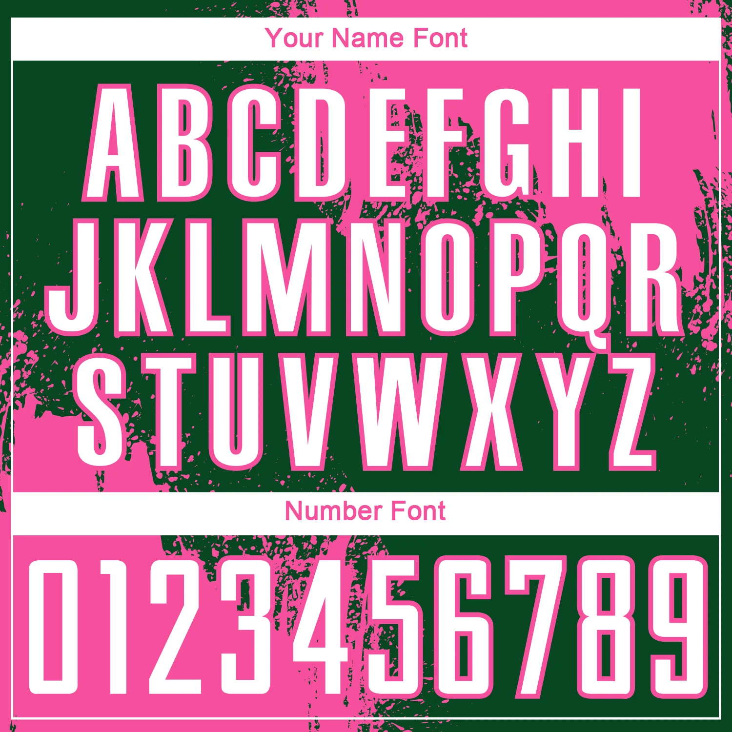 Custom Green White-Pink Abstract Brush Stroke Sports Sublimation Soccer Uniform Jersey - Image 6