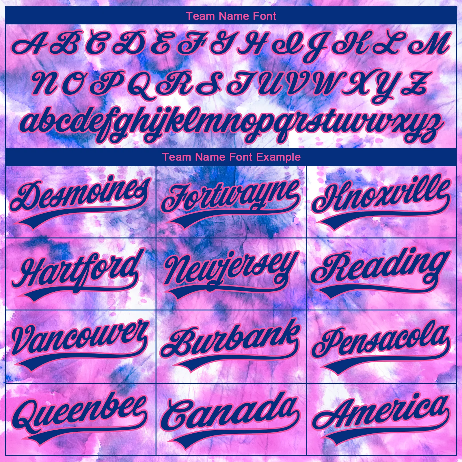 Custom Stitched Tie Dye Royal-Pink 3D Sports Pullover Sweatshirt Hoodie - Image 3