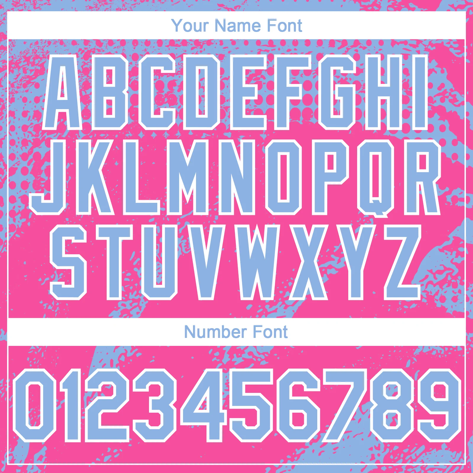 Custom Light Blue Pink-White Splash Grunge Fragment Authentic Baseball Jersey - Image 5