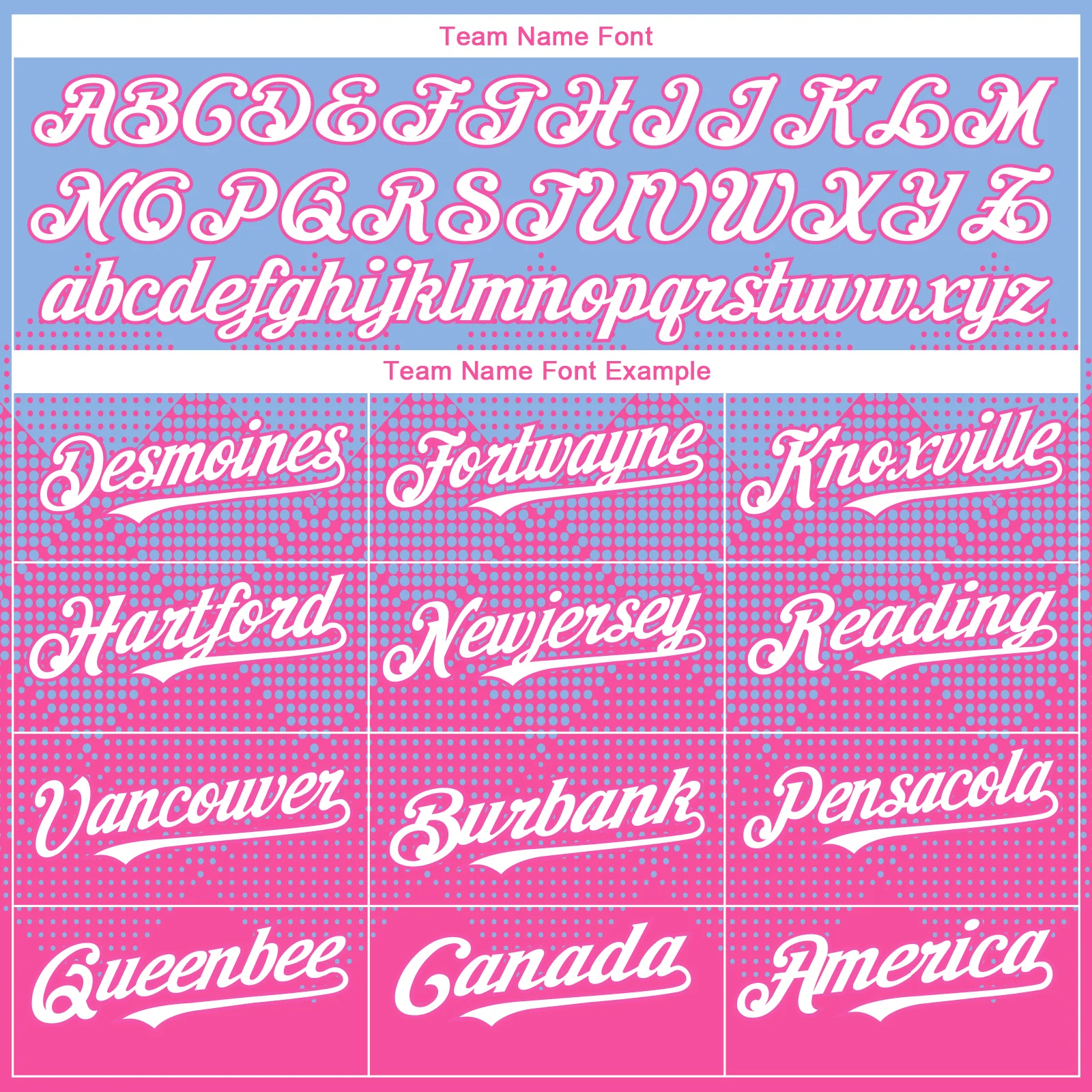 Custom Light Blue White-Pink 3D Gradient Square Shape Authentic Baseball Jersey - Image 4