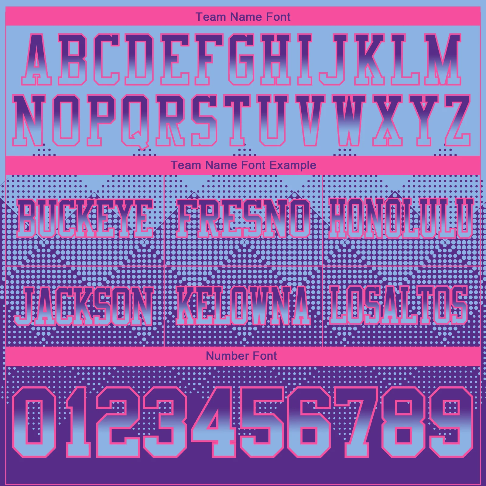 Custom Light Blue Purple-Pink Authentic Gradient Square Shape Flag Football Jersey - Image 3