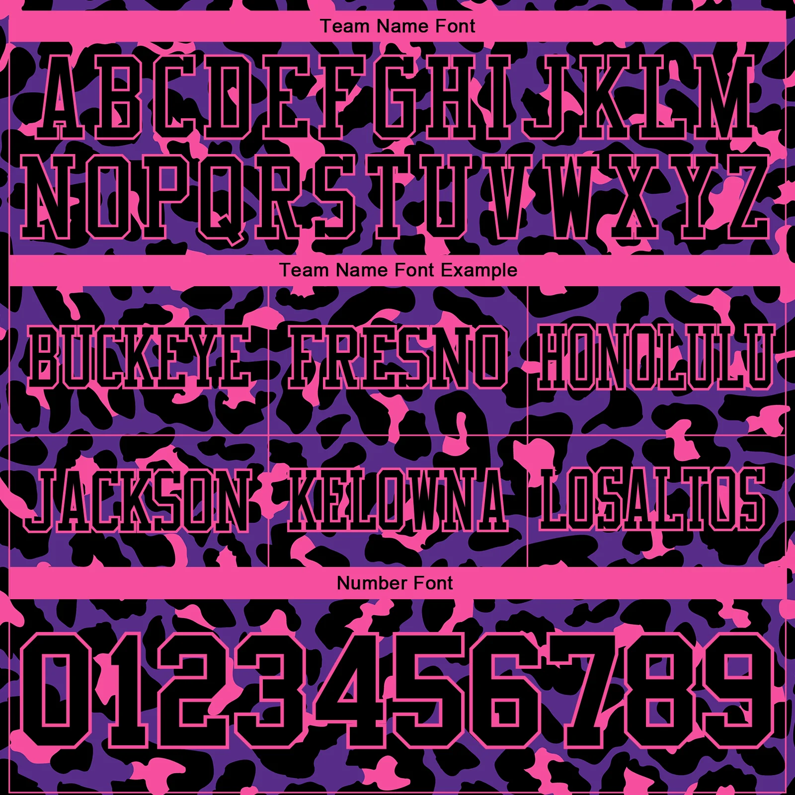 Custom Purple Black-Pink 3D Pattern Leopard Print Authentic Football Jersey - Image 4