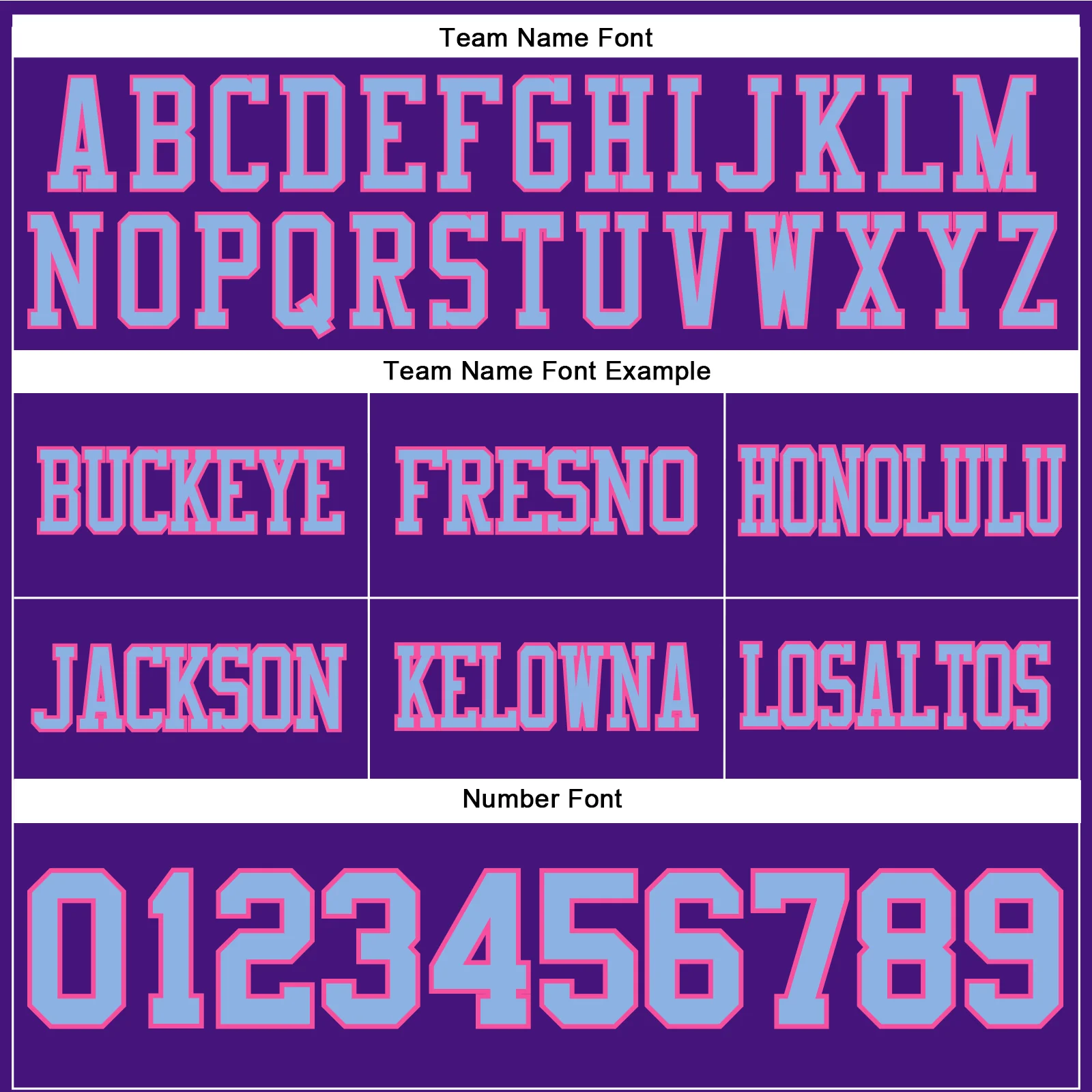 Custom Purple Light Blue-Pink Authentic Football Jersey - Image 4